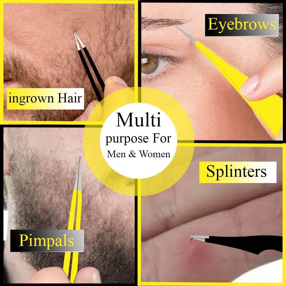 Kit de Pinzas de Precisión LahGum Metal - Acero Inoxidable