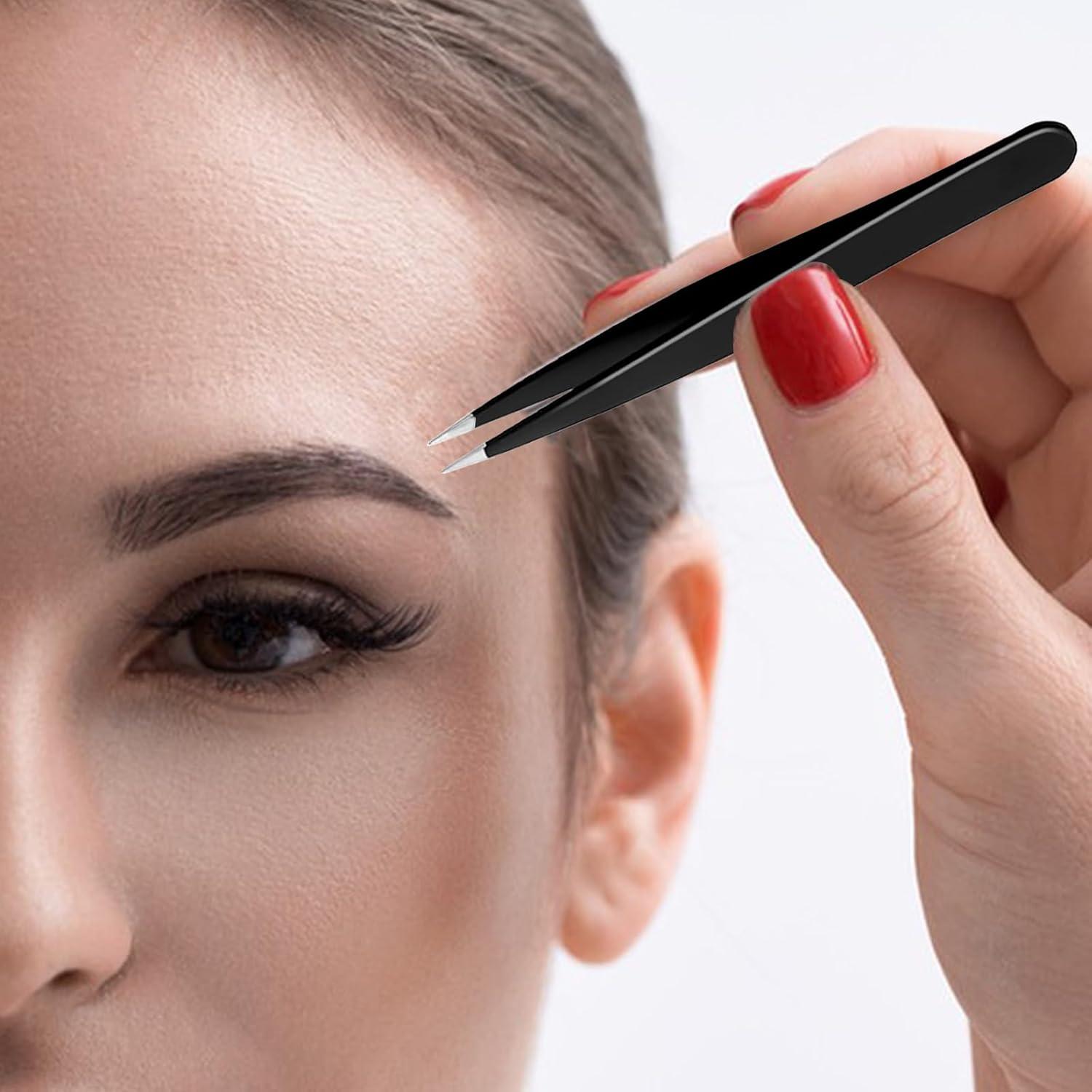 Juego de Pinzas de Precisión Tweezerman 4 Piezas Acero Inoxidable