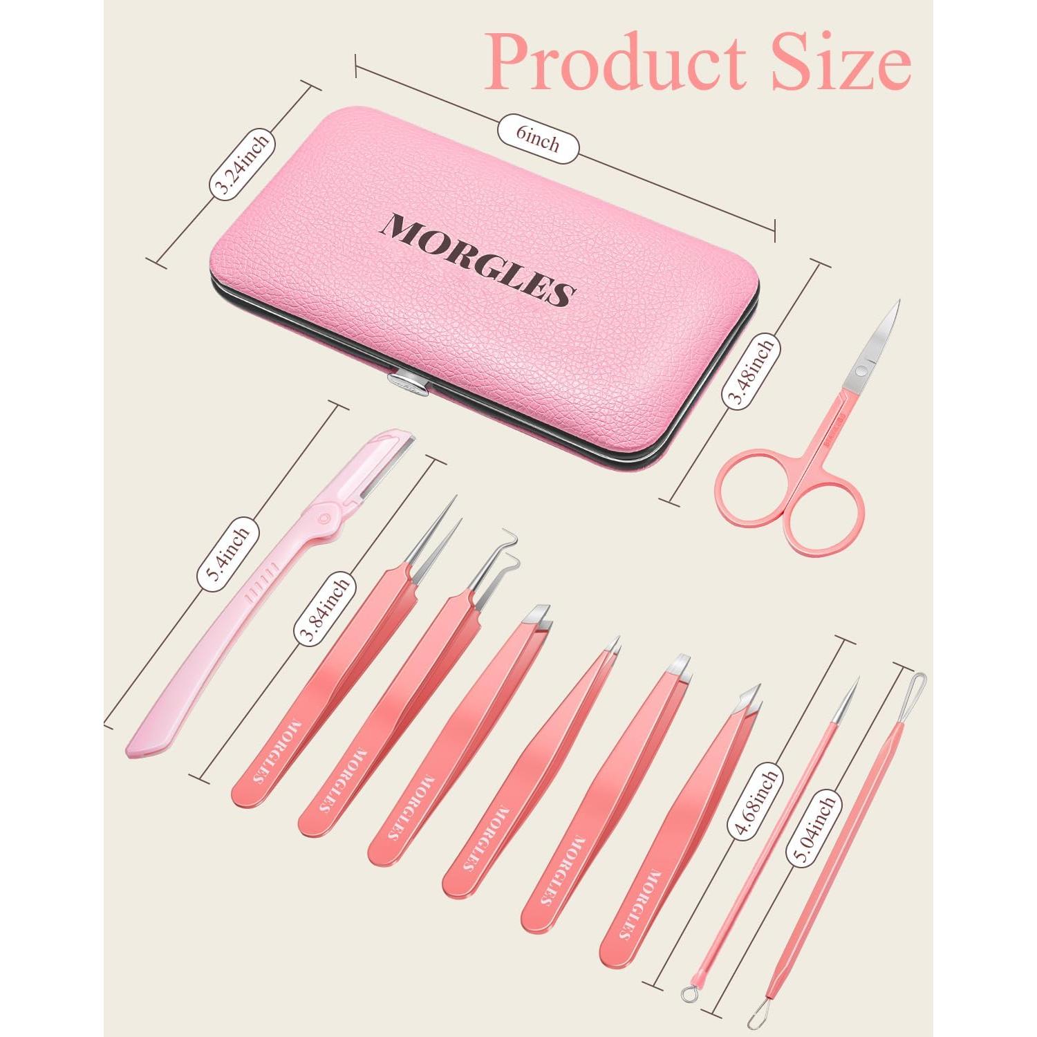 Kit de Pinzas MORGLES para Vello Encarnado y Espinillas