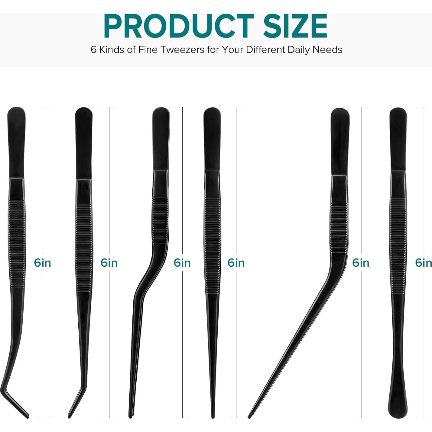 Juego de Pinzas de Cocina PETHOMKIT 6 Piezas Acero Inoxidable