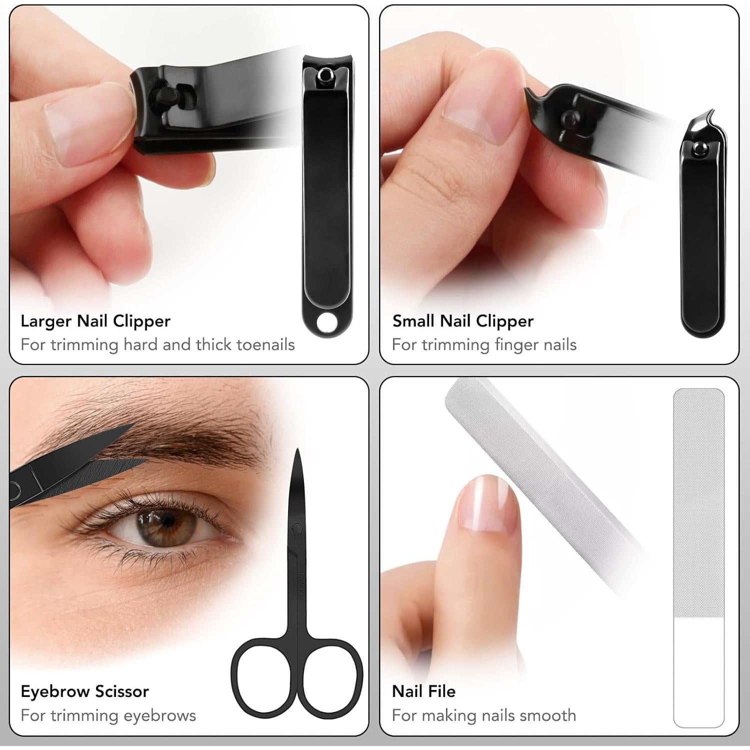 Juego de Pinzas de Precisión Keiby Citom 8 Piezas Acero Inoxidable