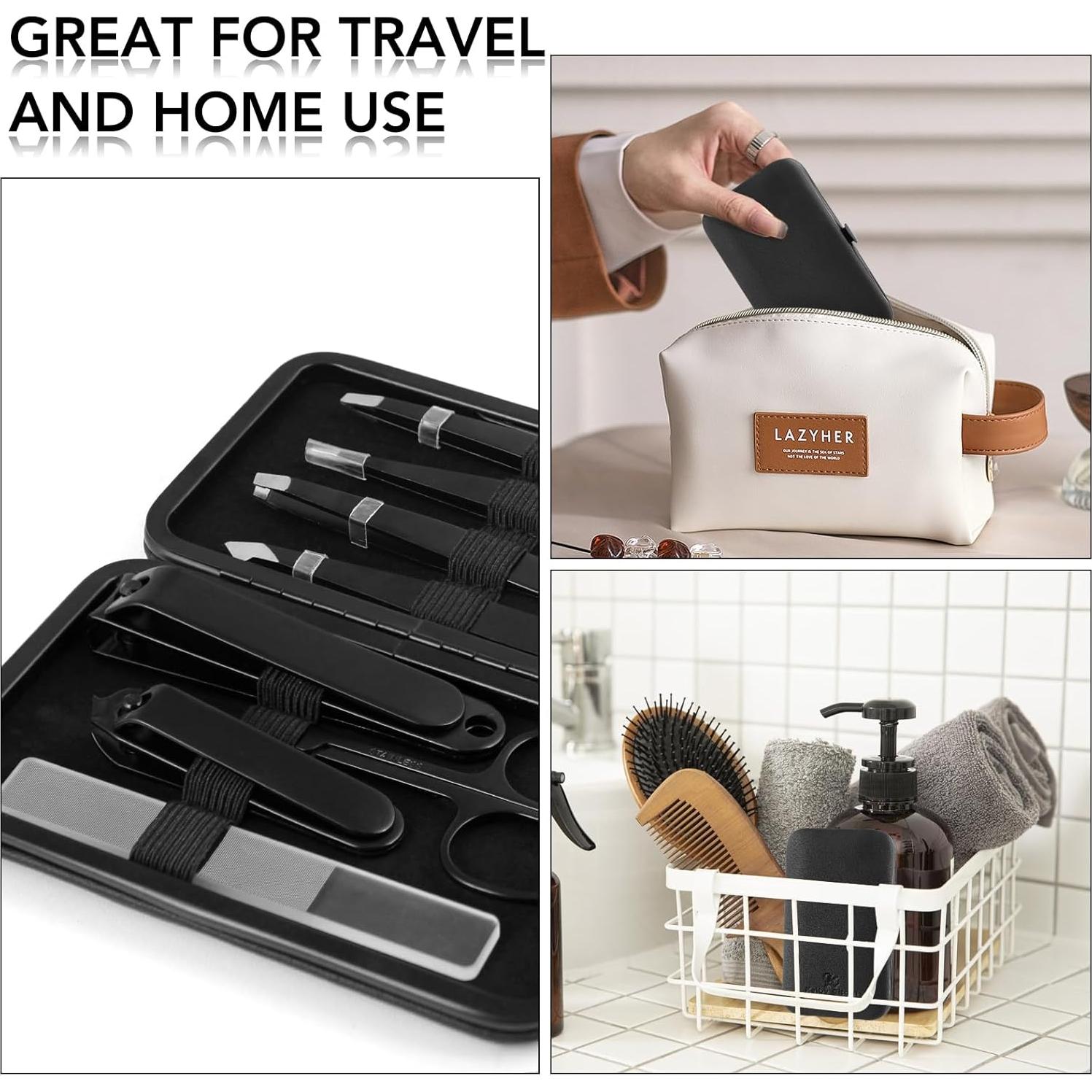 Juego de Pinzas de Precisión Keiby Citom 8 Piezas Acero Inoxidable