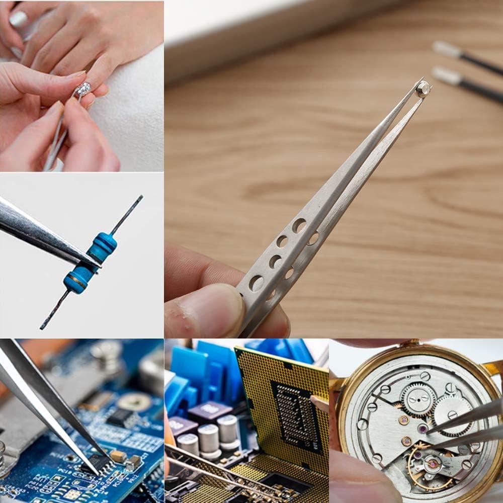 Juego de Pinzas de Acero Inoxidable Wolfride 5 Pcs