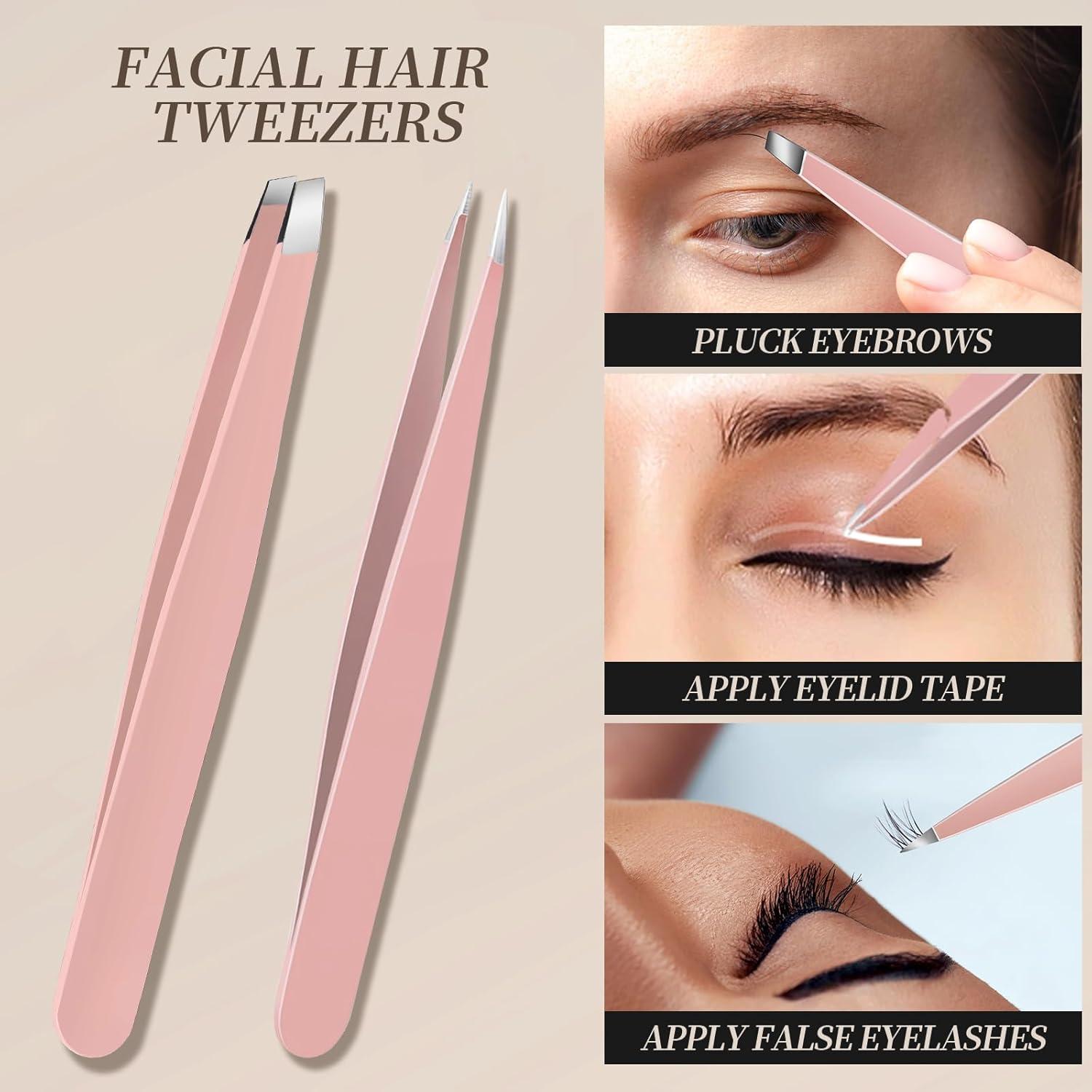 Kit de Herramientas Faciales Teenitor 9 Piezas Acero Inoxidable