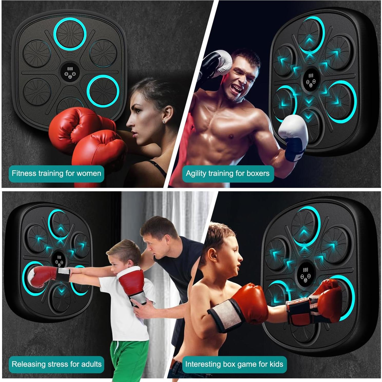 Máquina de Boxeo Musical OurStarry LED para Entrenamiento