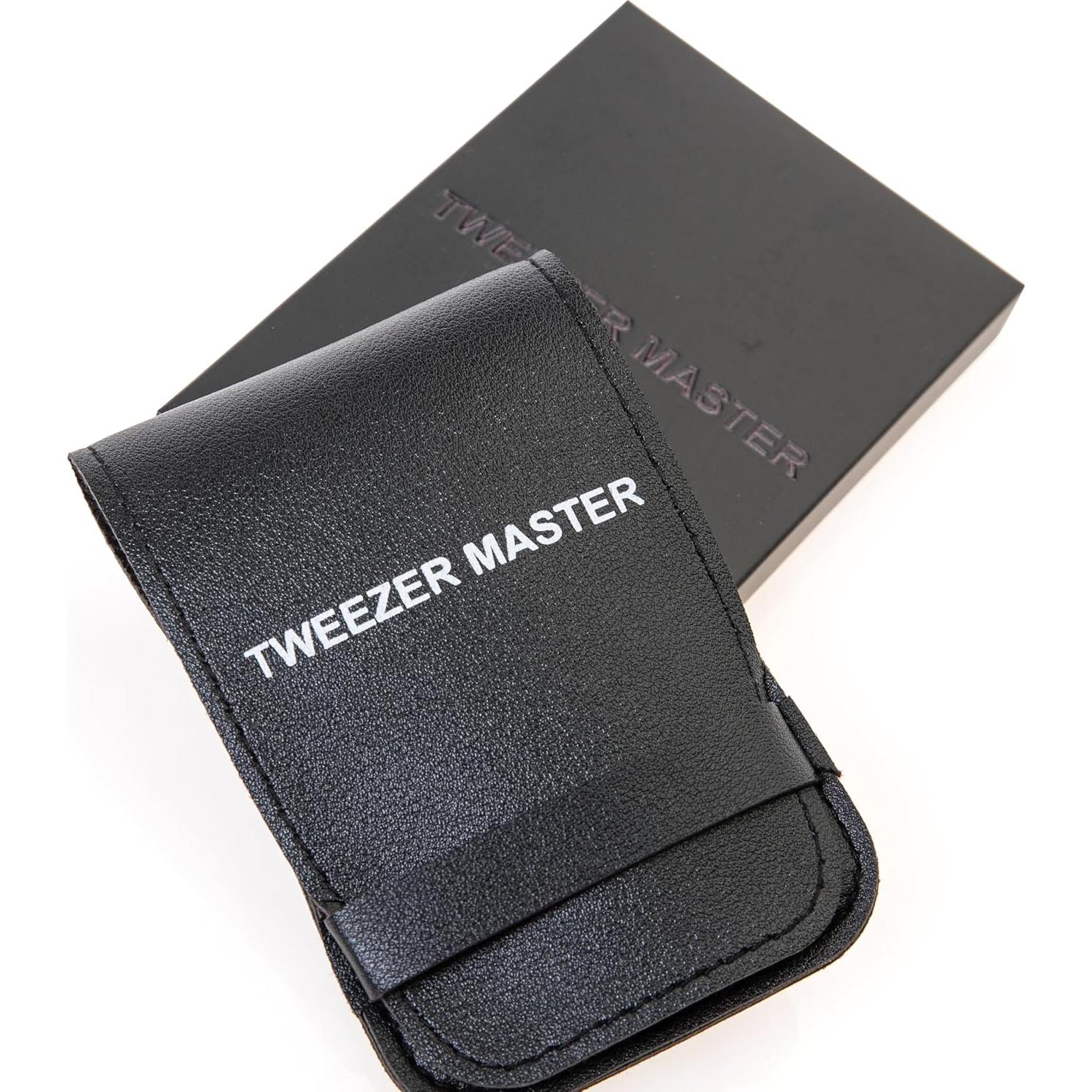 Juego de Pinzas Profesionales Tweezer Master - Acero Inoxidable