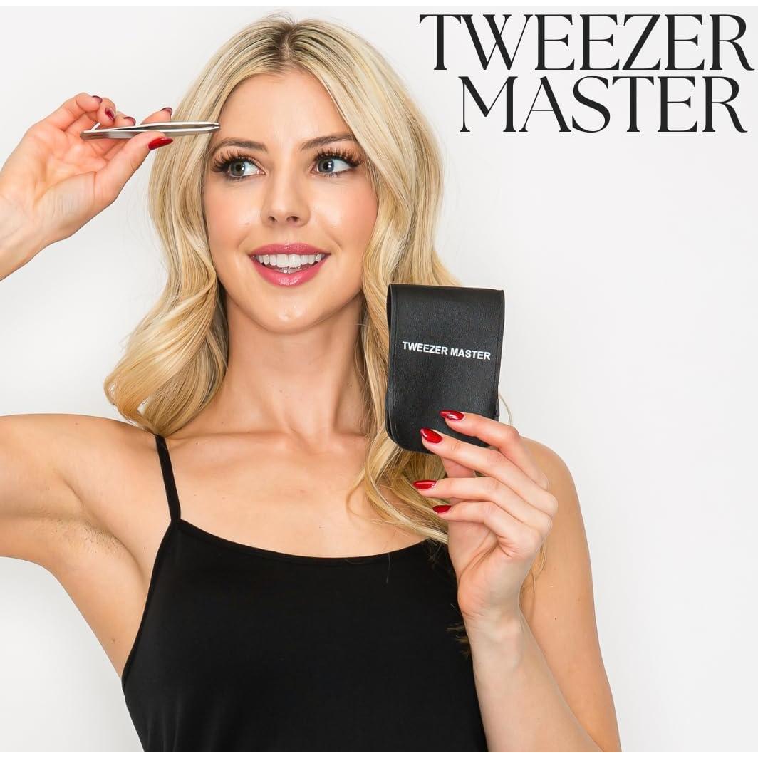 Juego de Pinzas Profesionales Tweezer Master - Acero Inoxidable