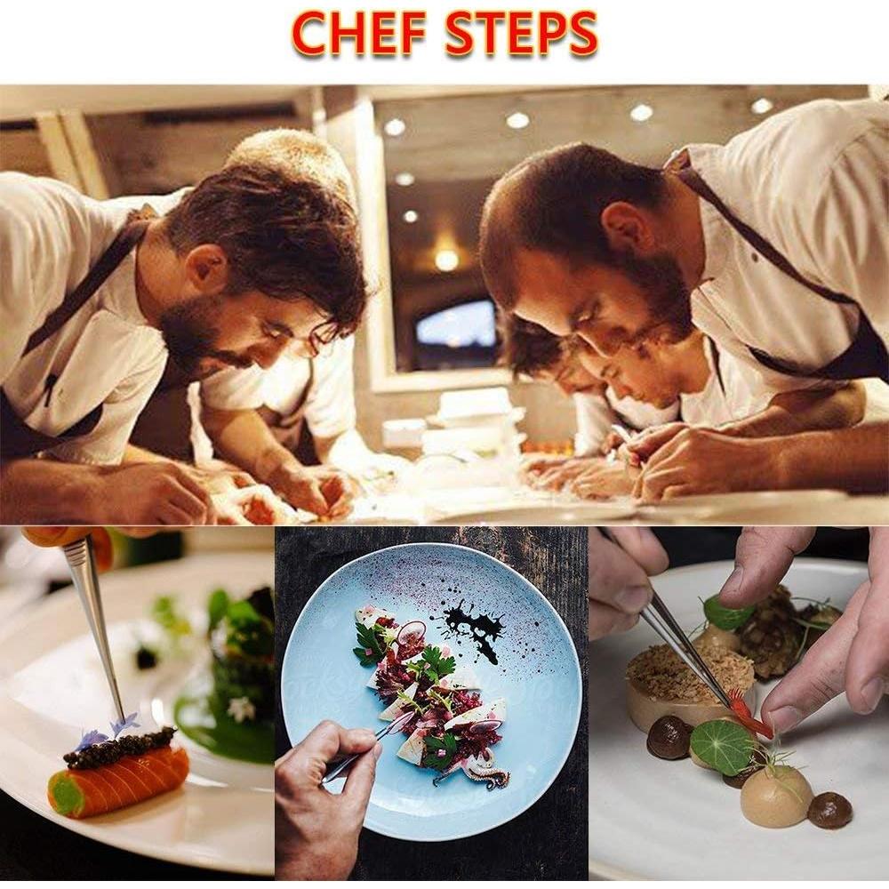 Set de 4 Pinzas de Cocina Pinovk 16 cm Acero Inoxidable