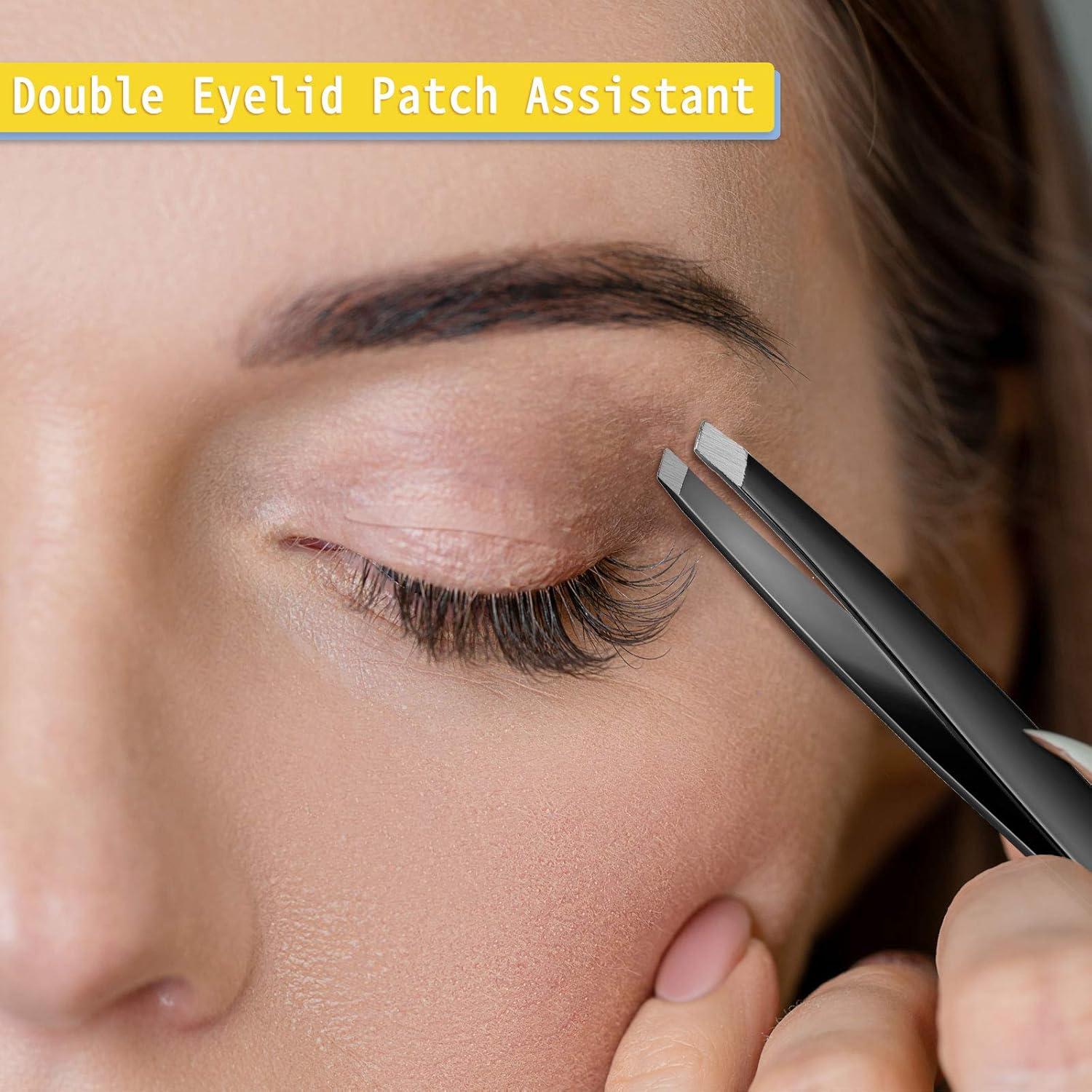 Juego de 24 Pinzas de Precisión Mudder de Acero Inoxidable