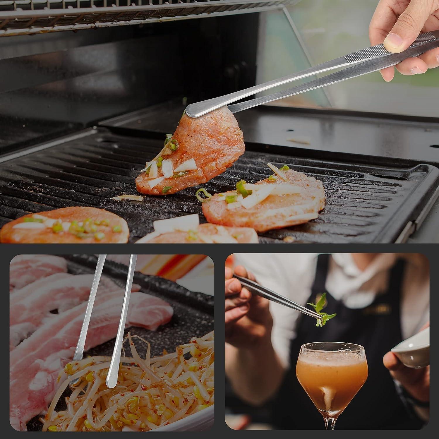 Pinzas de Cocina Hotec de Acero Inoxidable 30.48 cm - Juego de 2