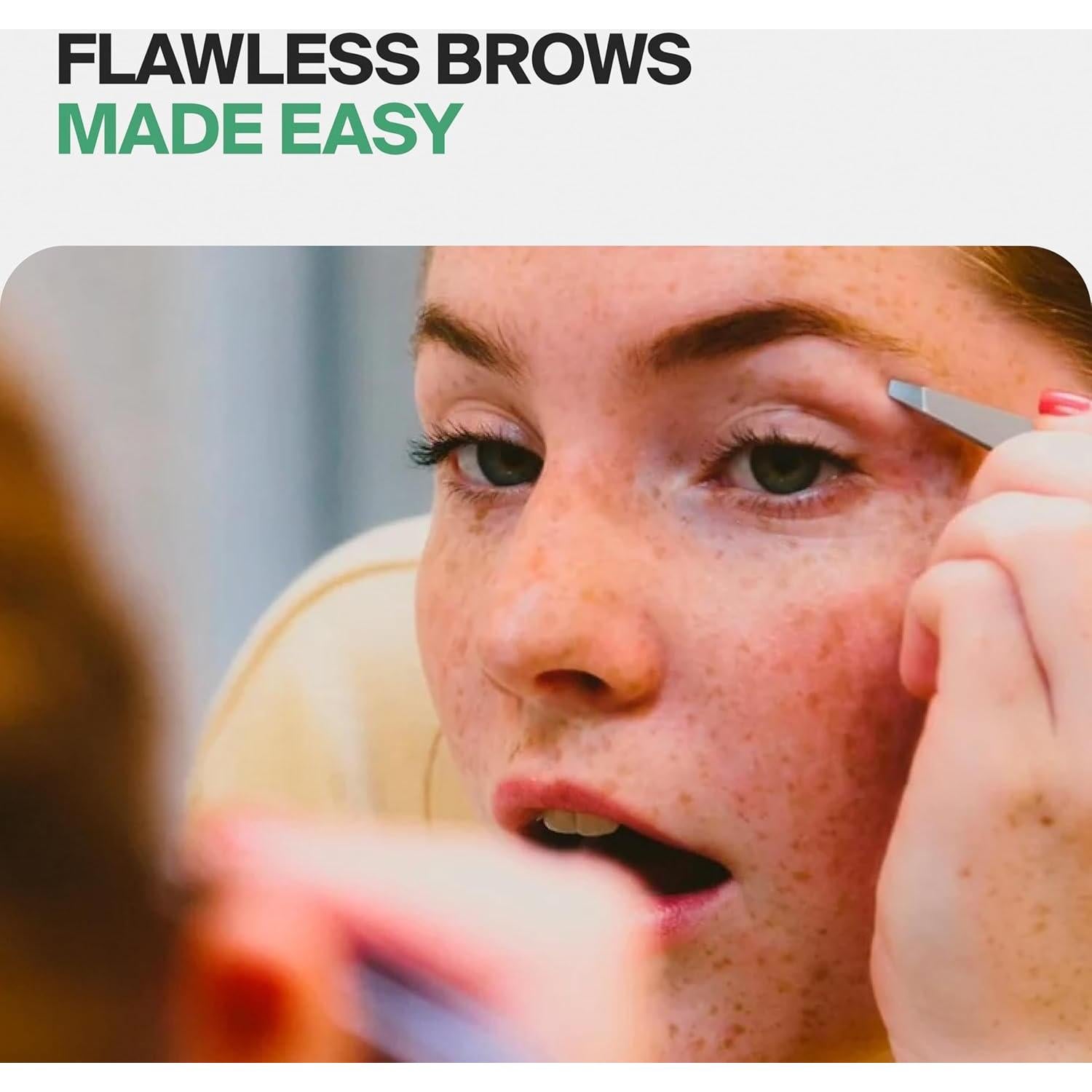 Pinzas Rectas GERMANIKURE con Estuche de Cuero - Hechas en Alemania