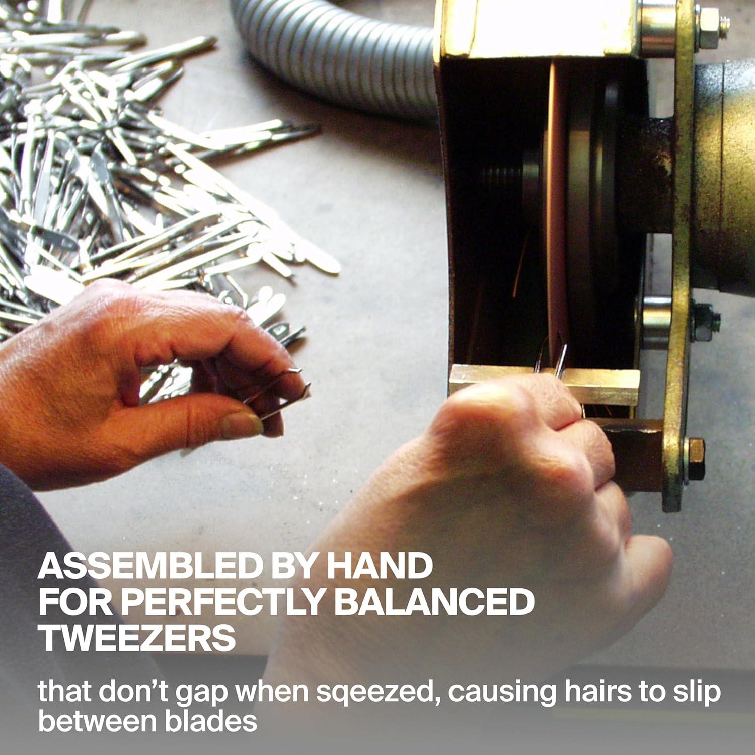 Pinzas Rectas GERMANIKURE con Estuche de Cuero - Hechas en Alemania