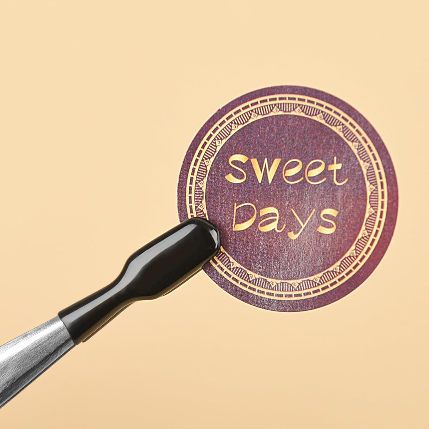 Juego de 4 Pinzas de Precisión CKKAPTURE con Puntas de Goma