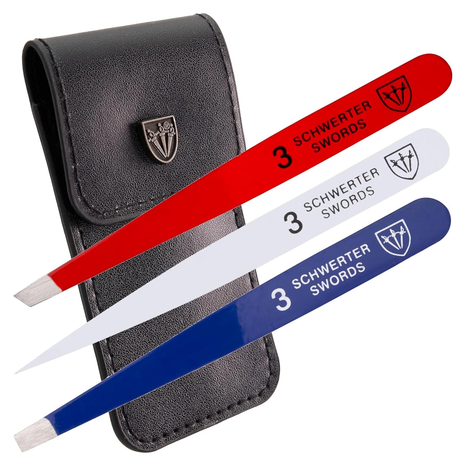 Juego de Pinzas de Precisión 3 Swords Alemania - Estuche Sintético