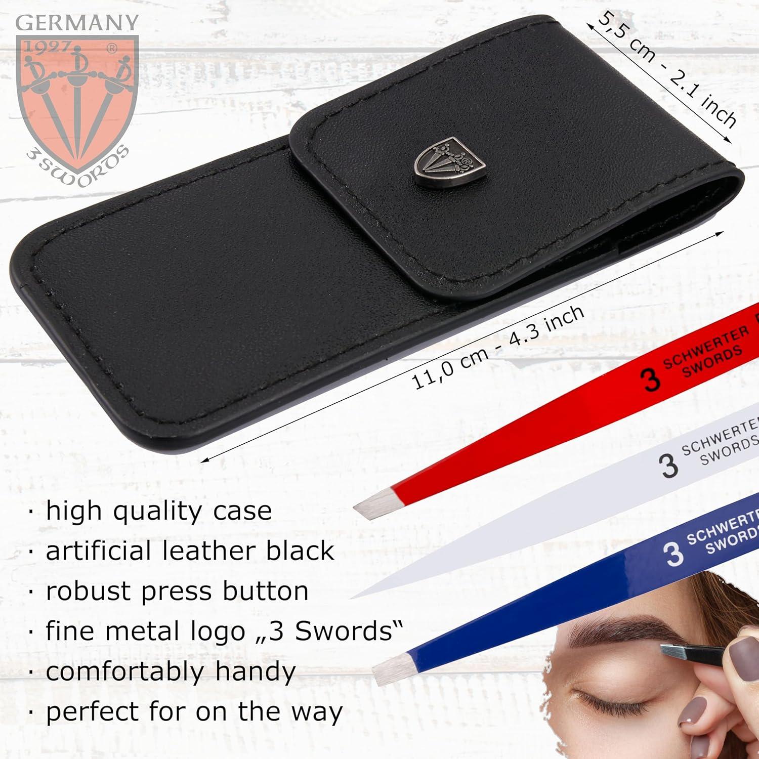 Juego de Pinzas de Precisión 3 Swords Alemania - Estuche Sintético