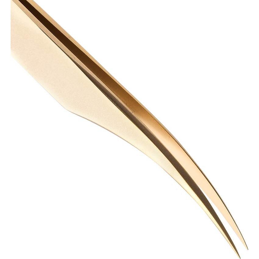 Juego de Pinzas para Extensiones de Pestañas Ms.Queen M003 - 5 Piezas con Estuche