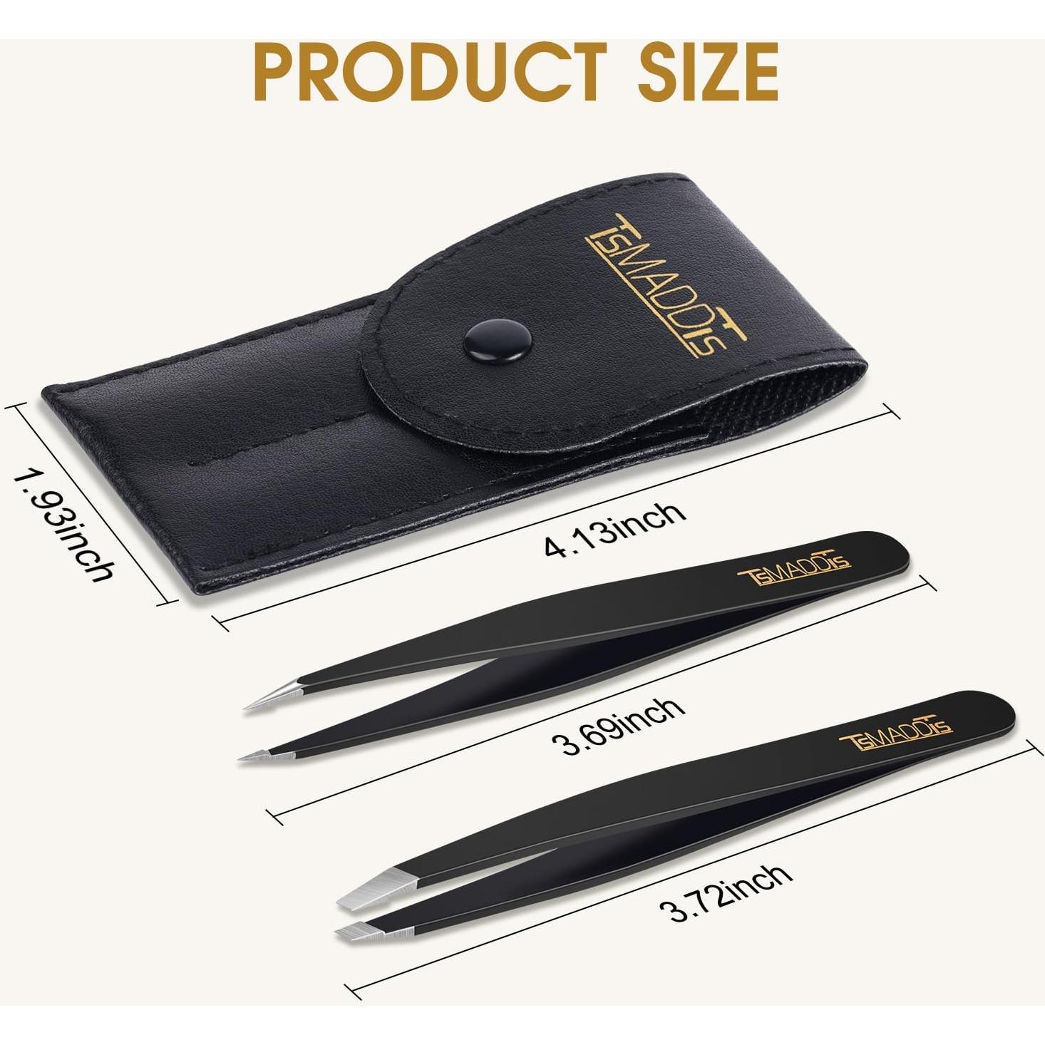 Pinzas de Precisión TsMADDTs de Acero Inoxidable - 2 Piezas