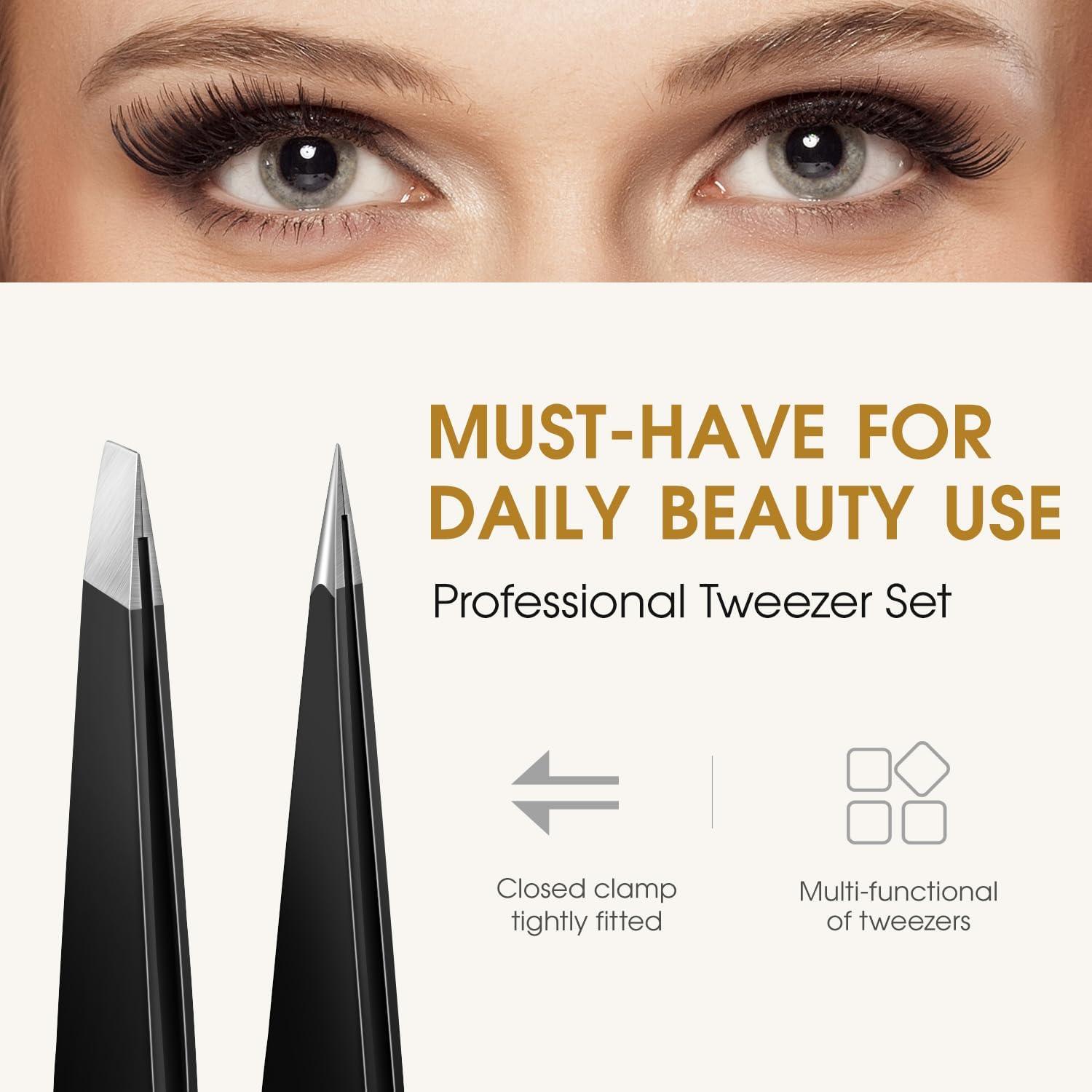 Pinzas de Precisión TsMADDTs de Acero Inoxidable - 2 Piezas