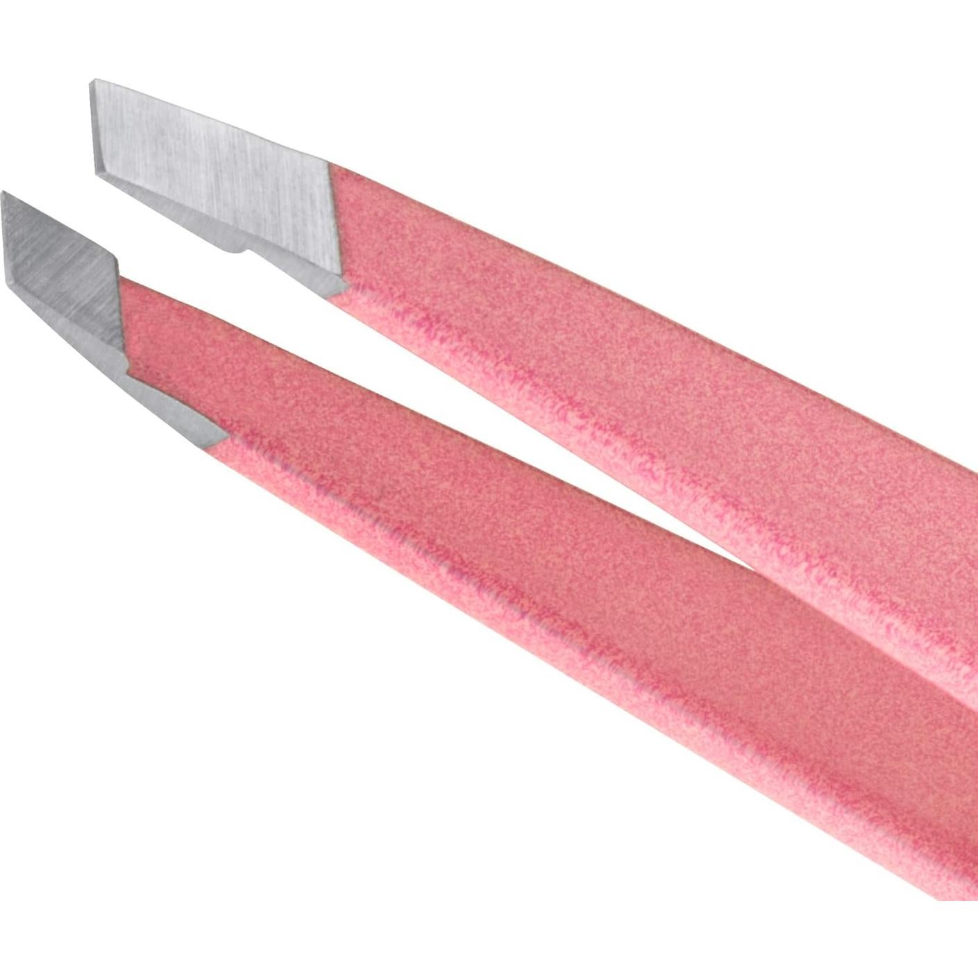 Pinzas de Cejas en Ángulo Tweezerman Rosa Polvoriento 6.4cm