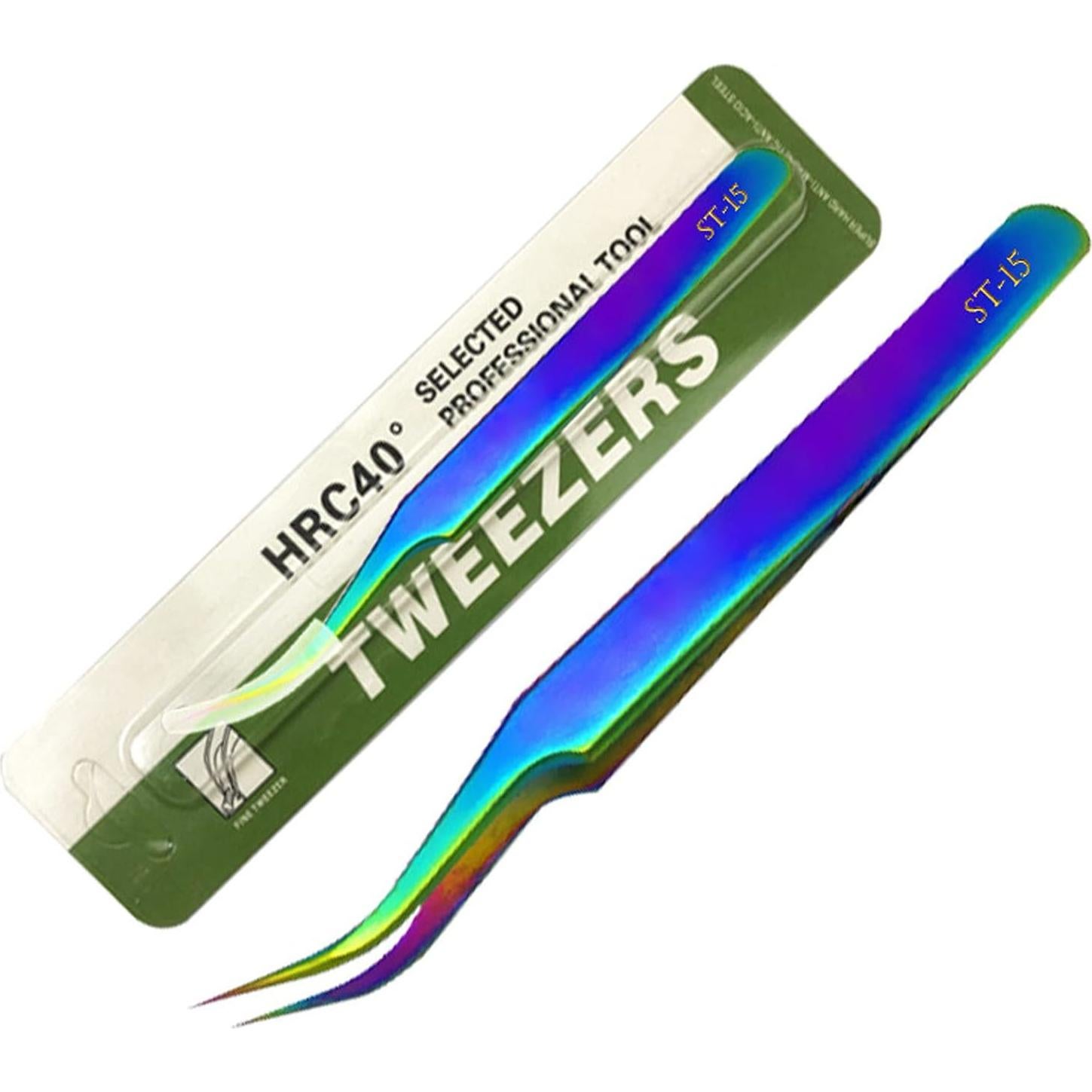 Juego de Pinzas Curvadas KLTMYFW de Acero Inoxidable 2 Piezas