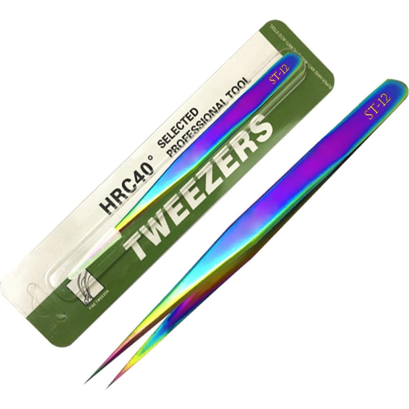 Juego de Pinzas Curvadas KLTMYFW de Acero Inoxidable 2 Piezas