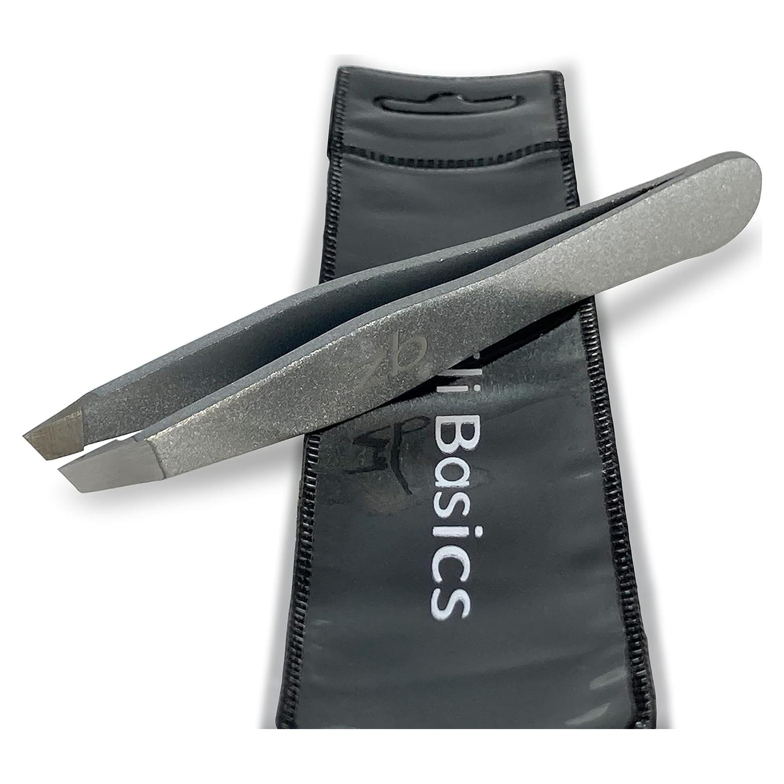 Pinzas de Acero Inoxidable Zizzili - Punta Inclinada 8.9 cm