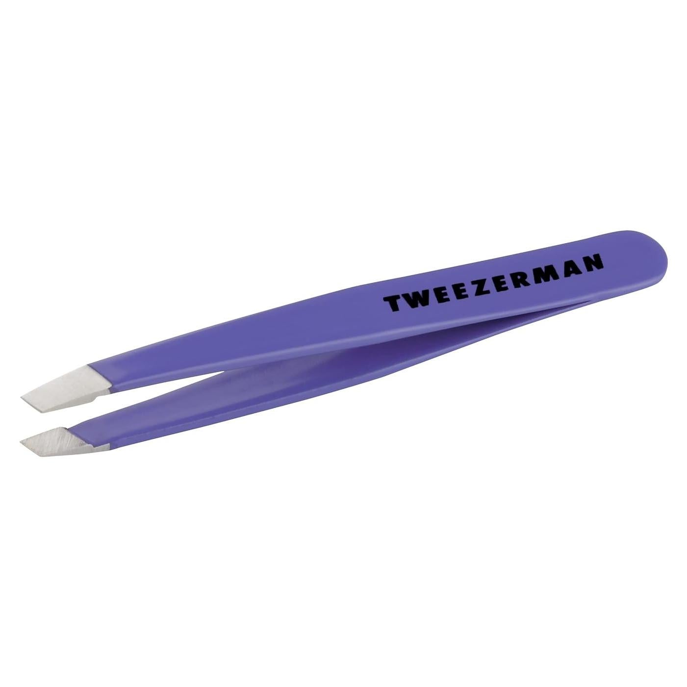 Pinzas de Viaje Mini Slant Tweezerman para Cejas Lila