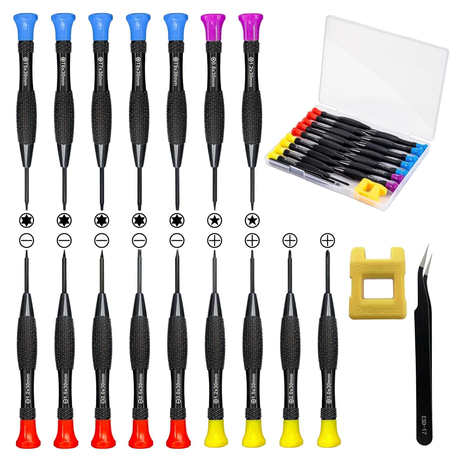Juego de Destornilladores de Precisión 18 Piezas Lengnoyp