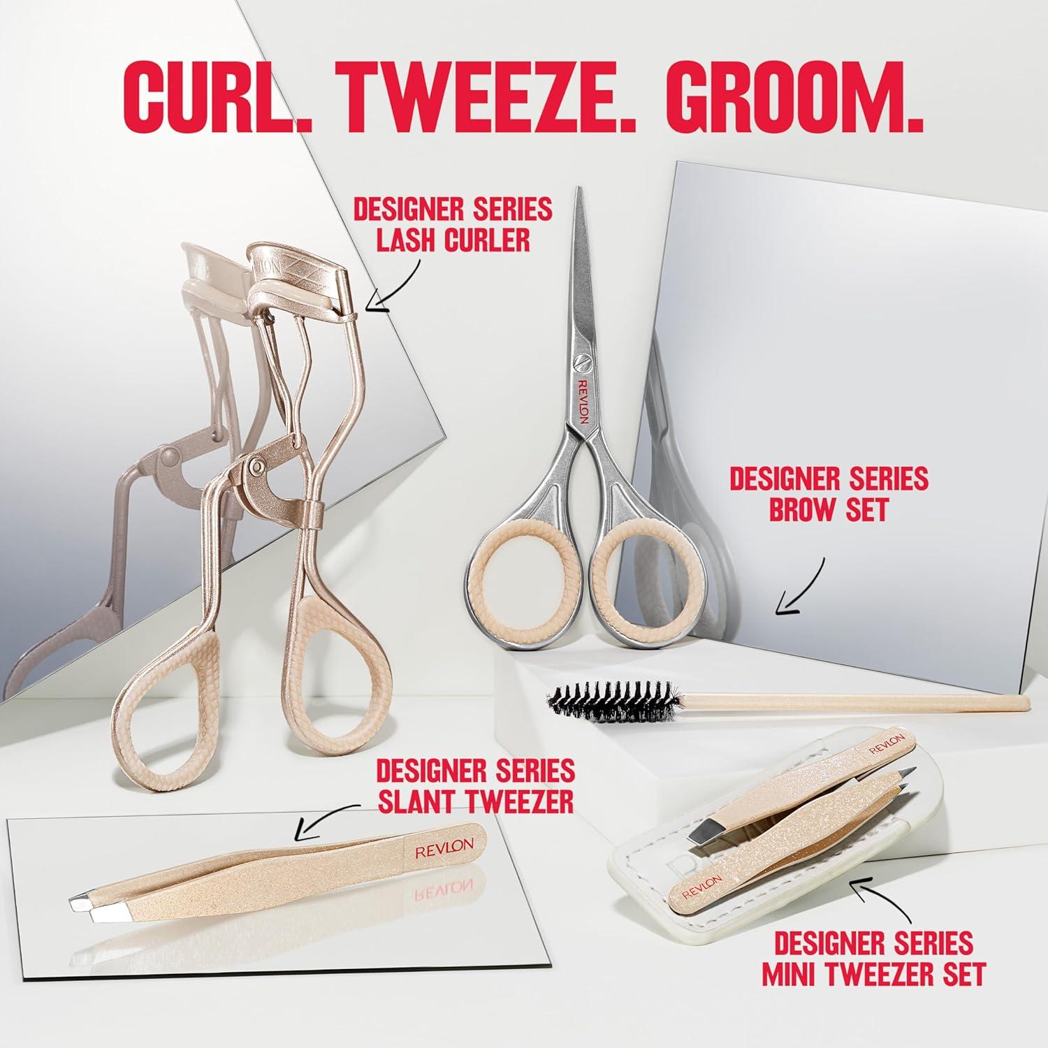Juego de Cejas Revlon Designer con Tijeras y Cepillo Spoolie
