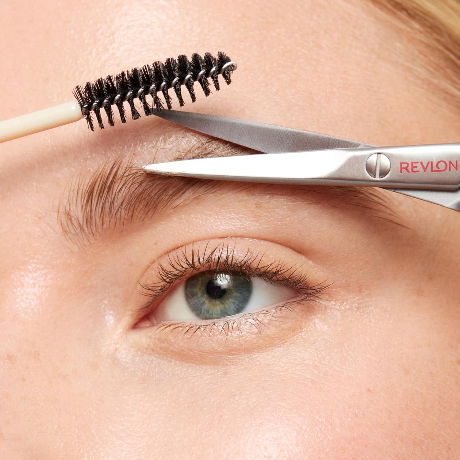 Juego de Cejas Revlon Designer con Tijeras y Cepillo Spoolie