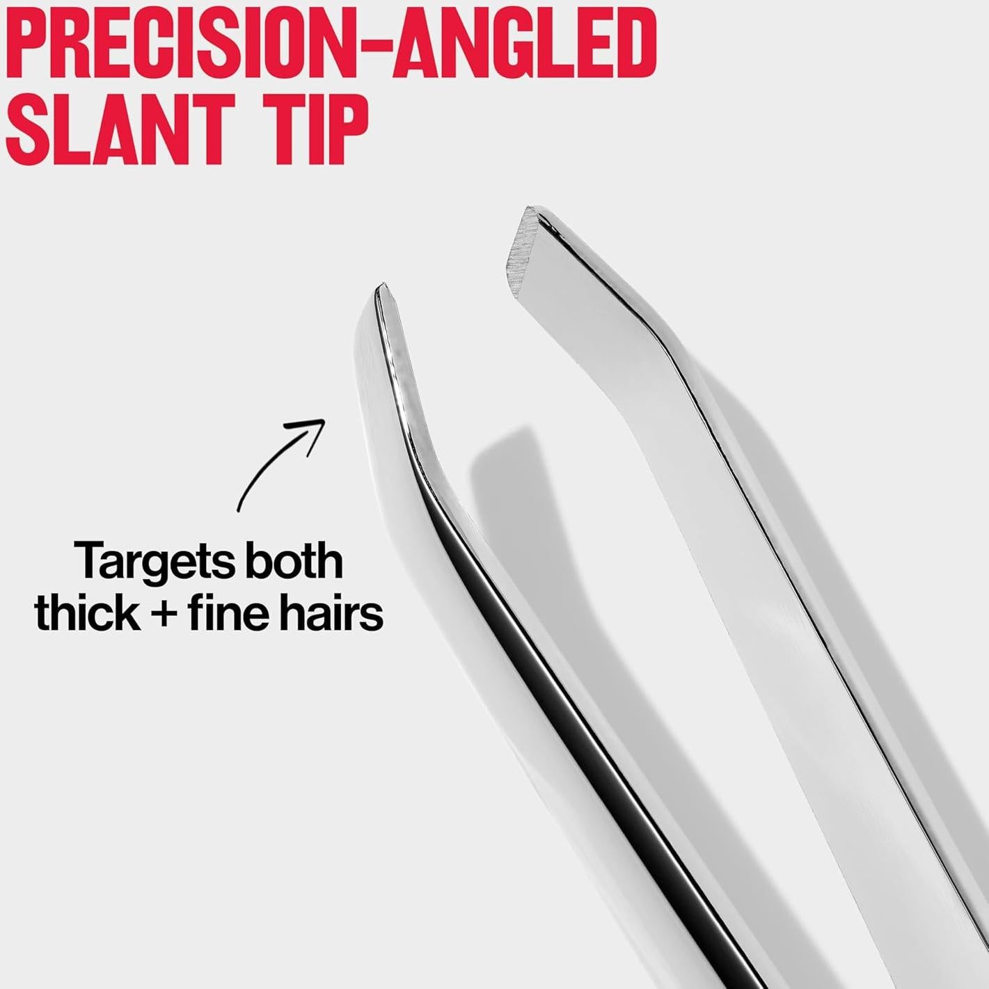 Pinzas de Depilación Revlon Punta Inclinada Acero Inoxidable