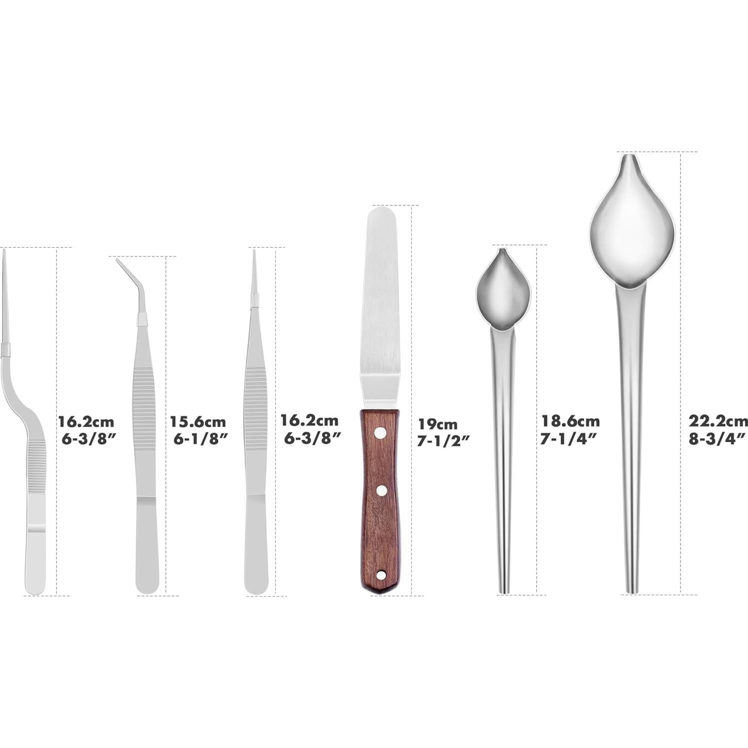 Set de Pinzas de Cocina Cridoz 6 Pcs Acero Inoxidable