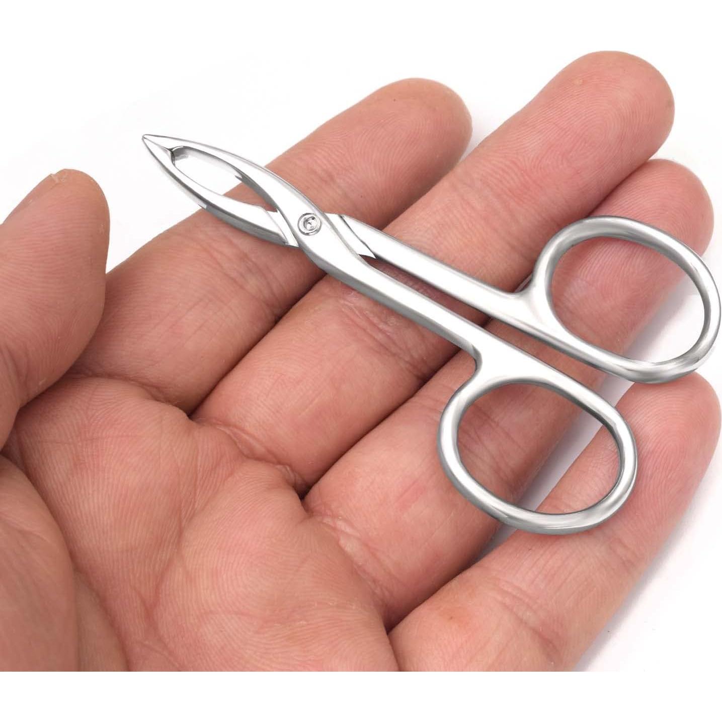 Pinzas de Cejas Motanar 2 Piezas Acero Inoxidable Plata