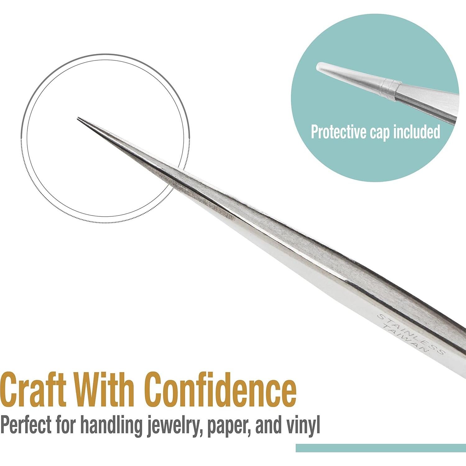 Pinzas de Alta Precisión Beaditive 3 Pack - 11.94 cm