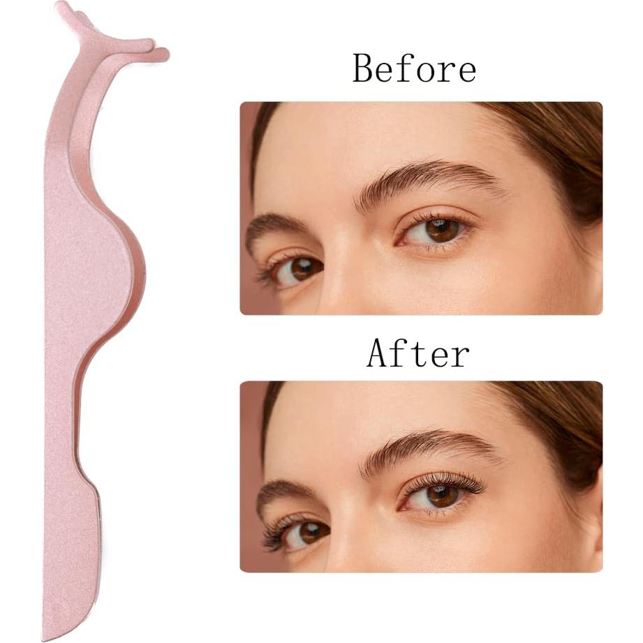 Pinzas para Pestañas Profesionales YiQiYi 3PCS Acero Inoxidable