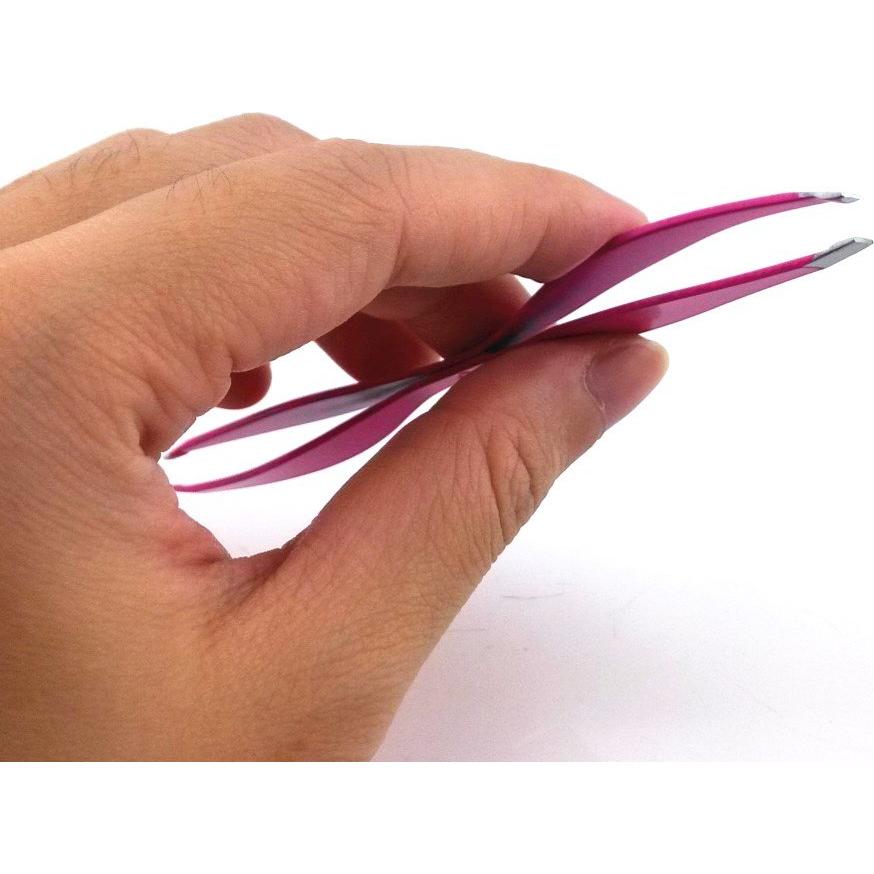 Juego de Pinzas de Cejas Yueton 2 Piezas Acero Inoxidable