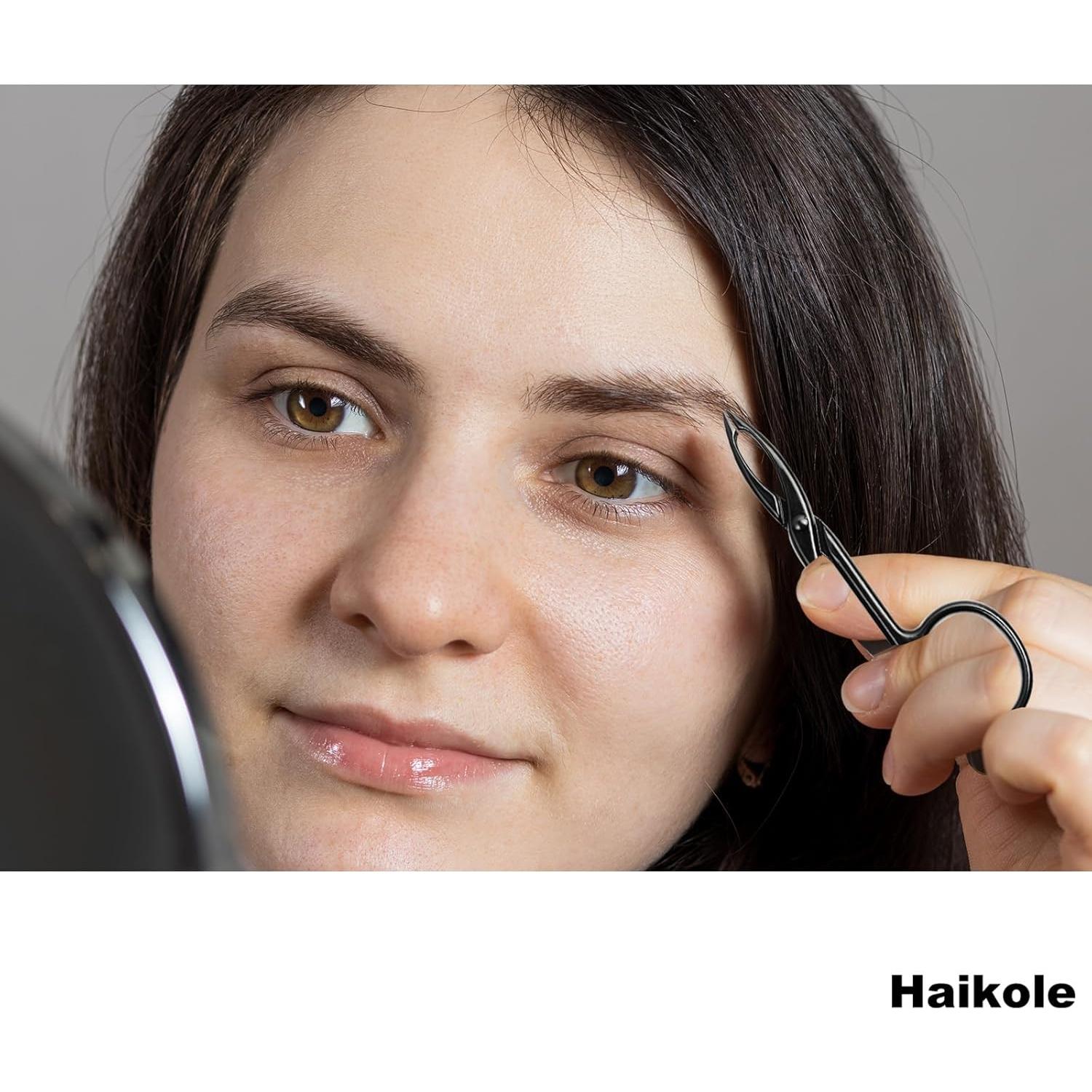 Kit de Eliminación de Vello Facial Haikole - 3 Pinzas Ergonómicas