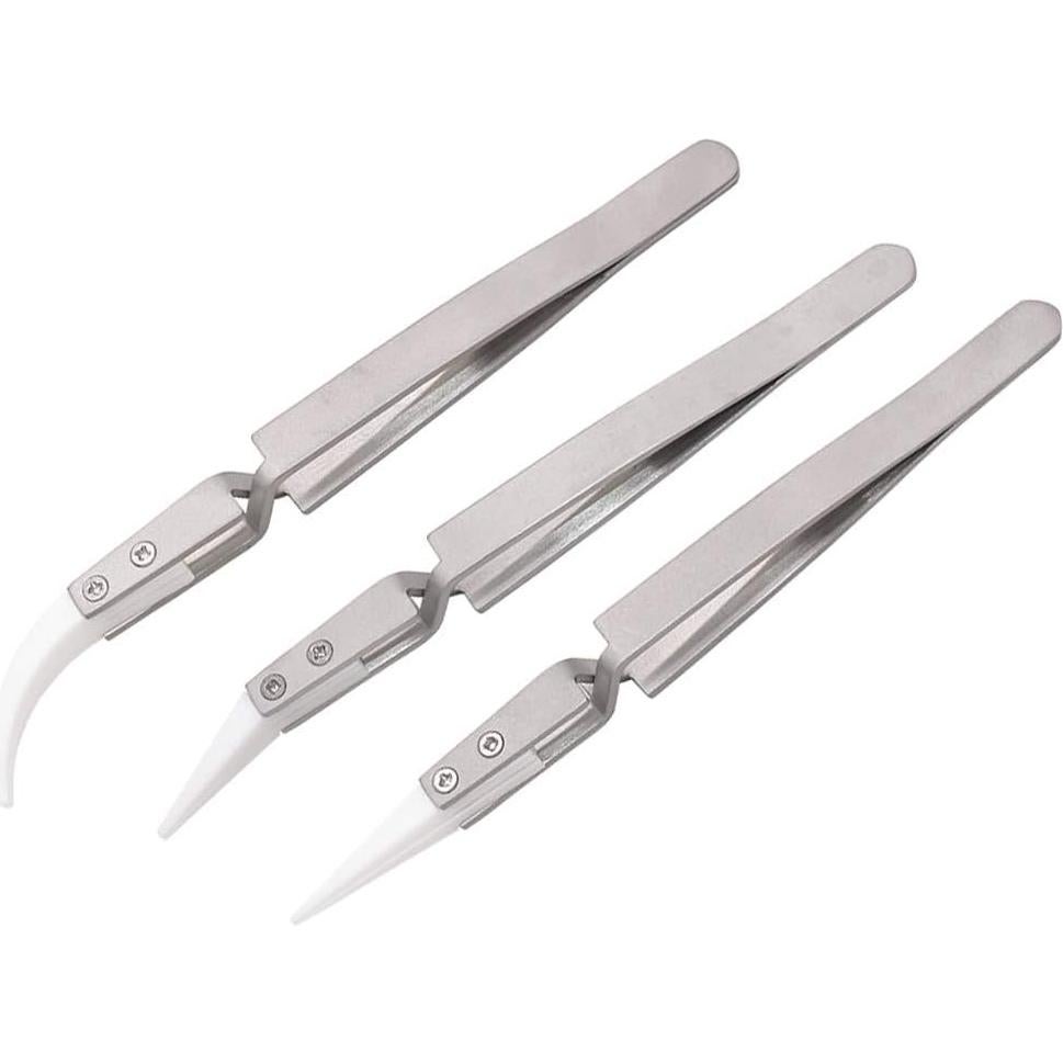 Juego de Pinzas Inversas YAKAMOZ de Cerámica 3 Piezas