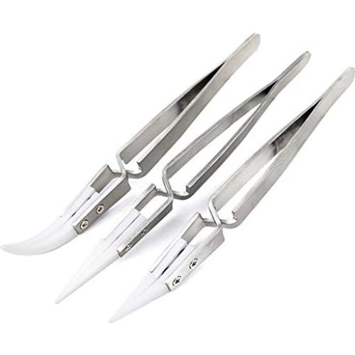 Juego de Pinzas Inversas YAKAMOZ de Cerámica 3 Piezas