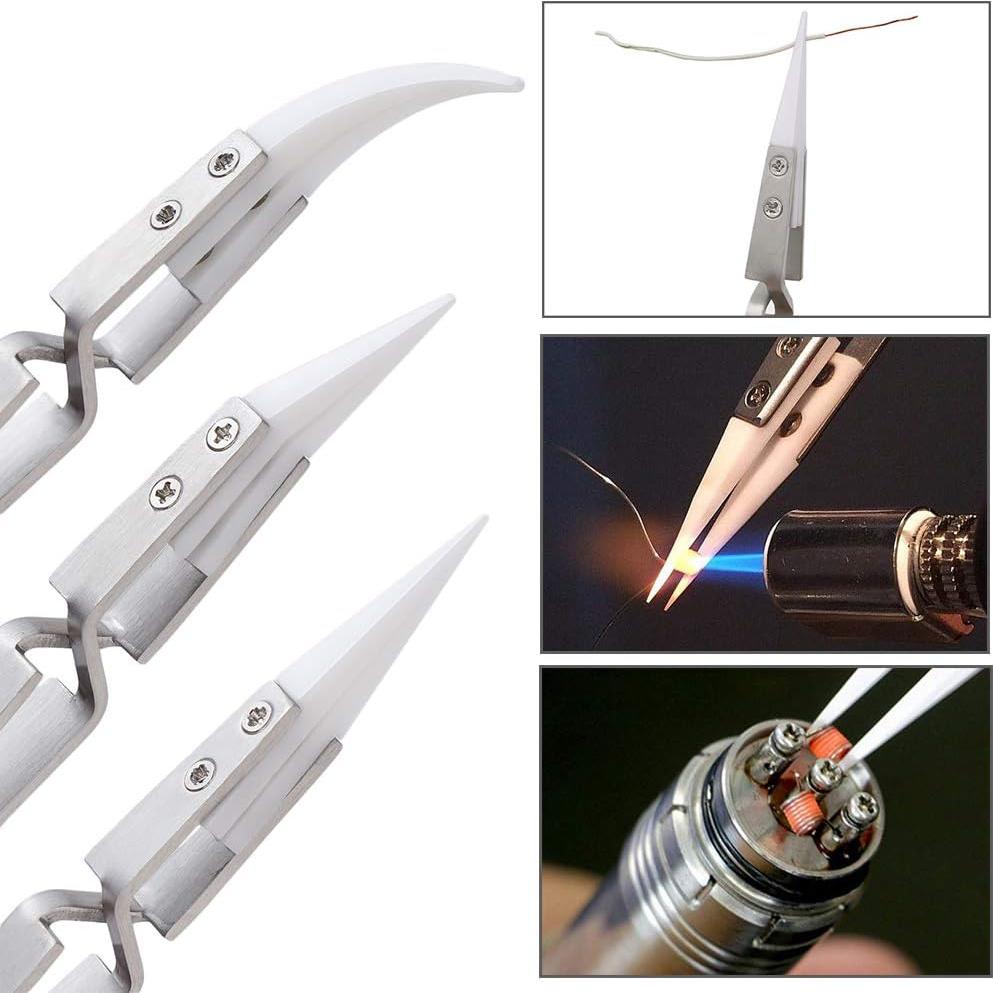 Juego de Pinzas Inversas YAKAMOZ de Cerámica 3 Piezas