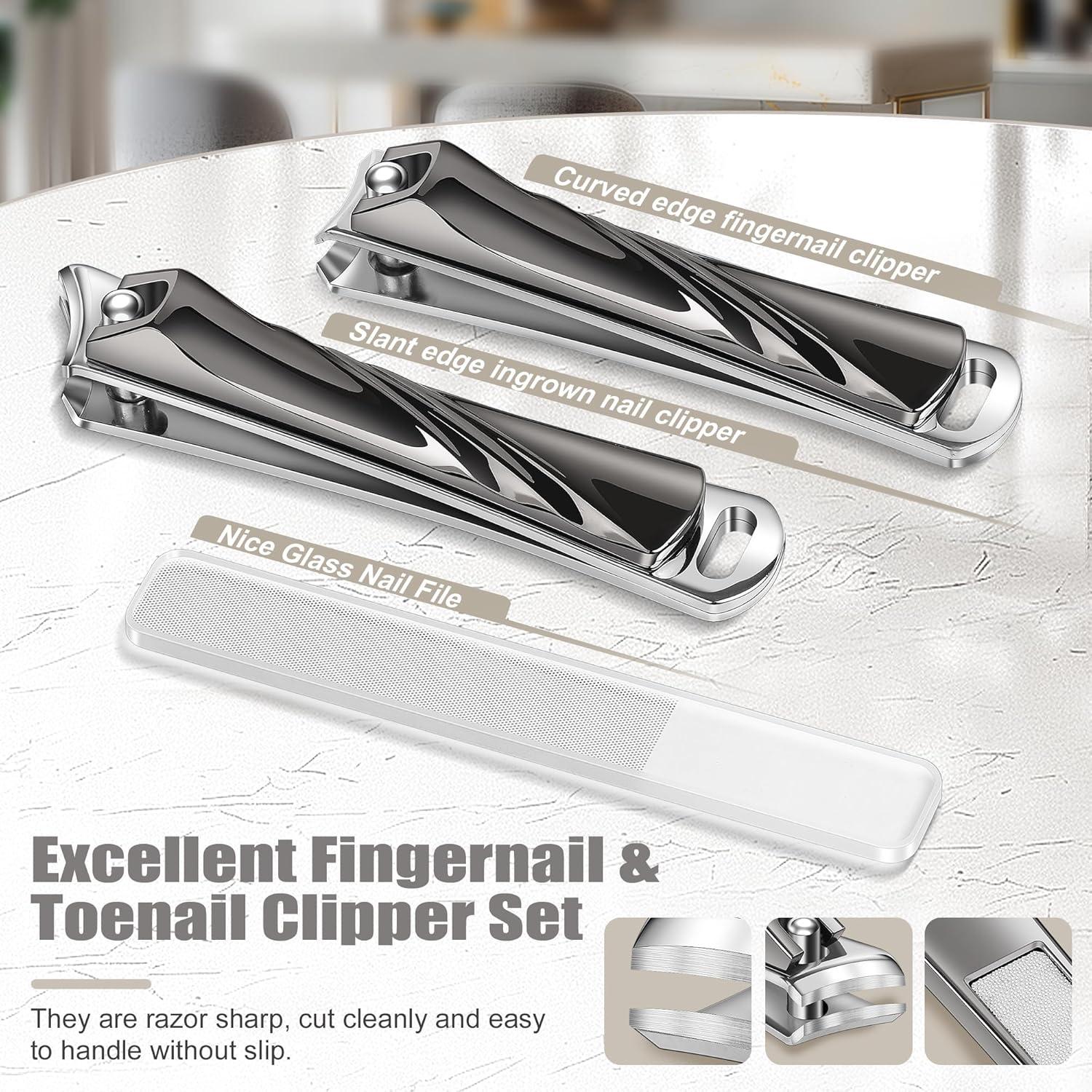 Juego de Cortauñas Premium Eaikuxxi para Uñas de Manos y Pies