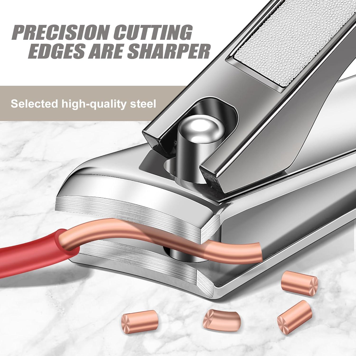 Juego de Cortauñas Premium Eaikuxxi para Uñas de Manos y Pies