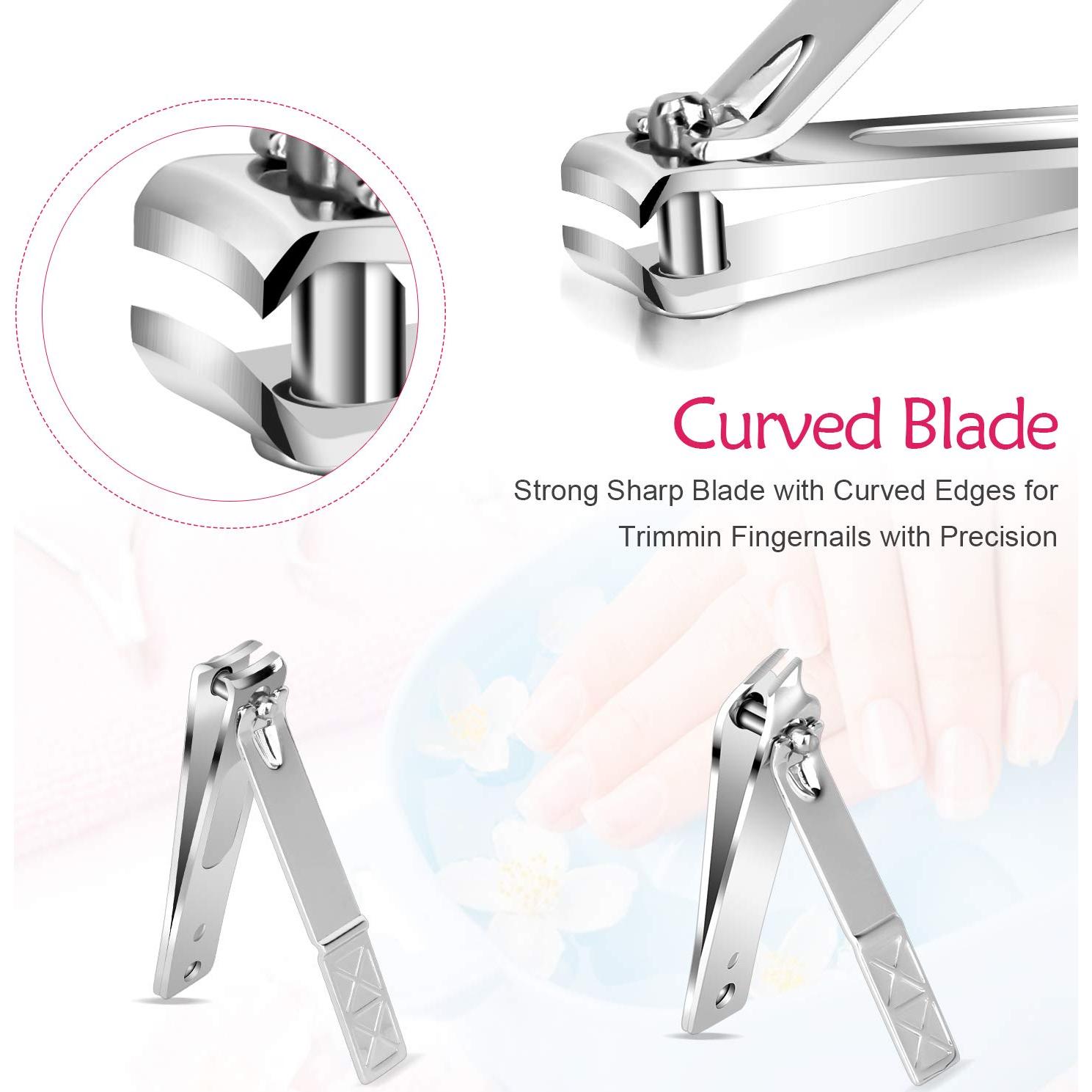 Set de Manicura y Pedicura 18 Piezas Teamkio Acero Inoxidable