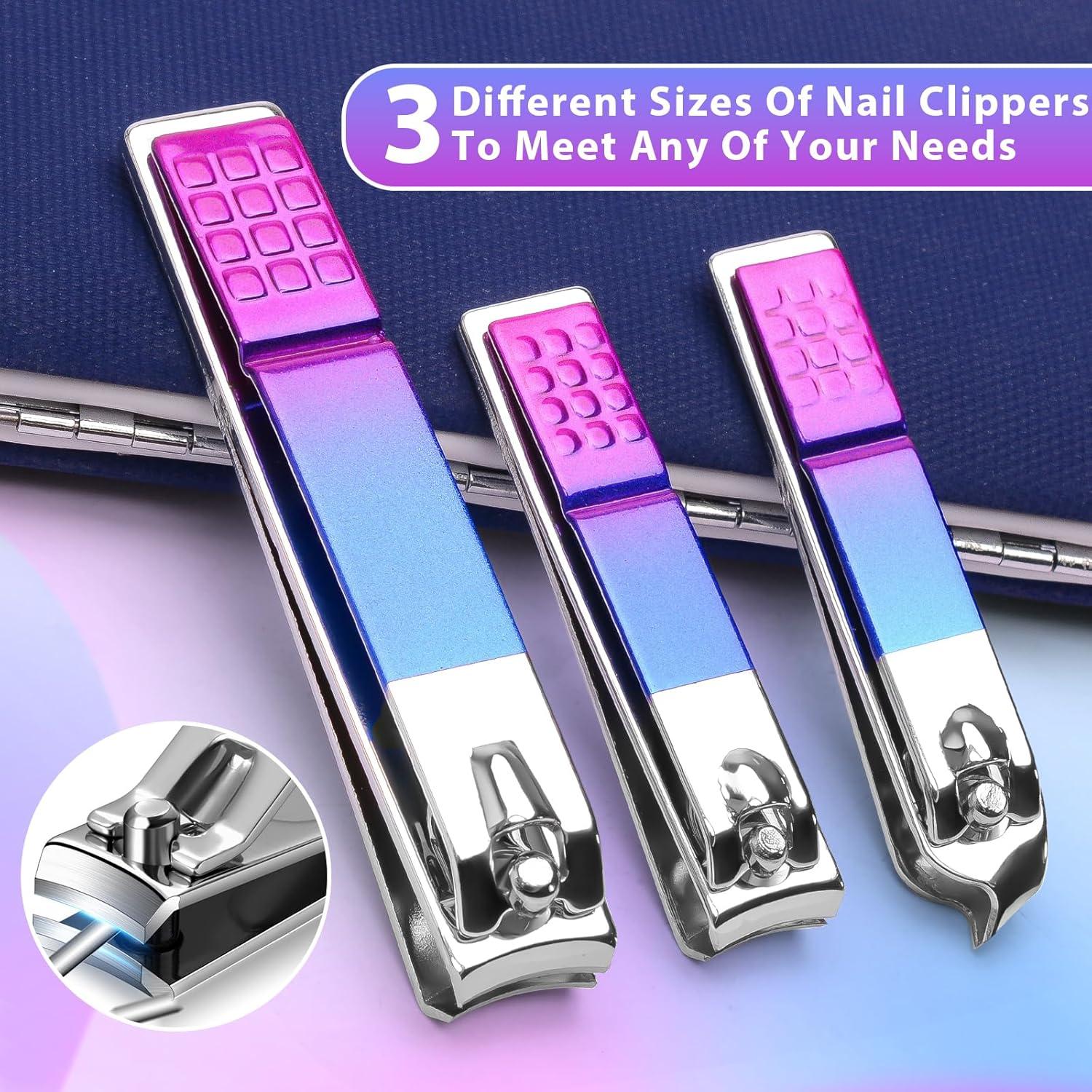 Juego de Manicura CGBE 12 Piezas con Estuche Portátil