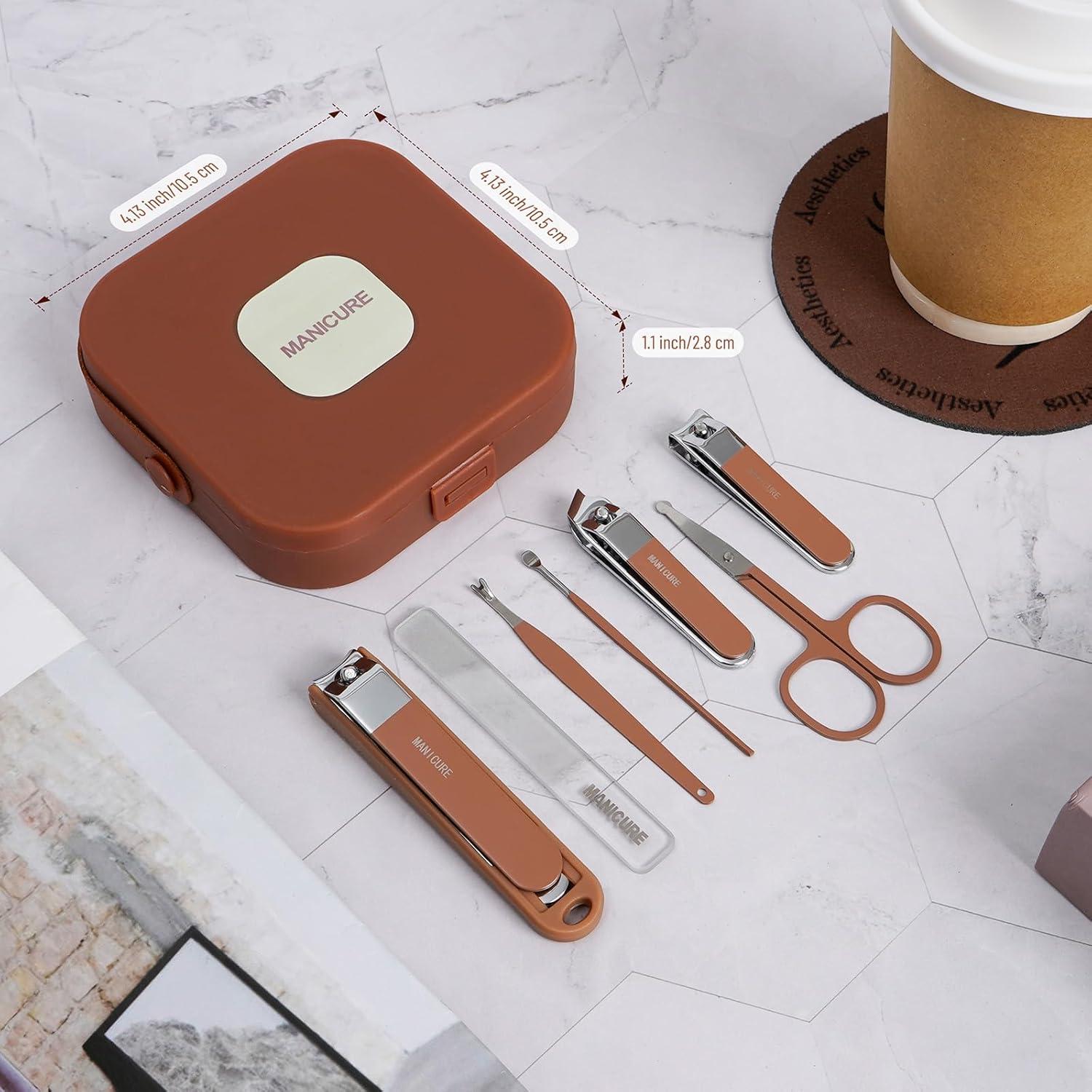 Juego de Cortauñas 7 Piezas Acero Inoxidable SHANCHAHUA