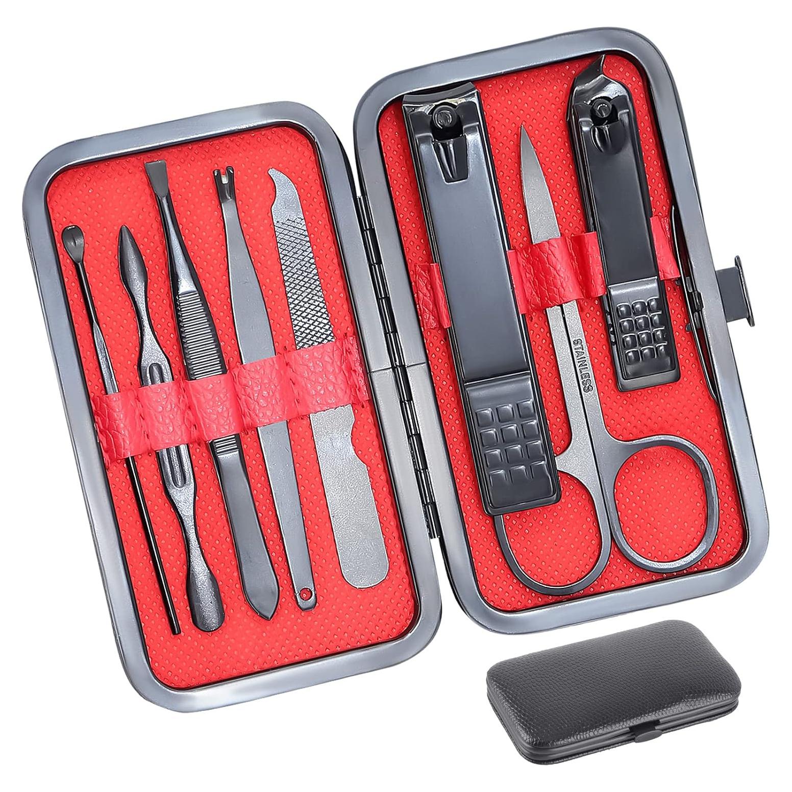 Set de Manicura 8 Piezas ONEHERE - Cortauñas y Herramientas