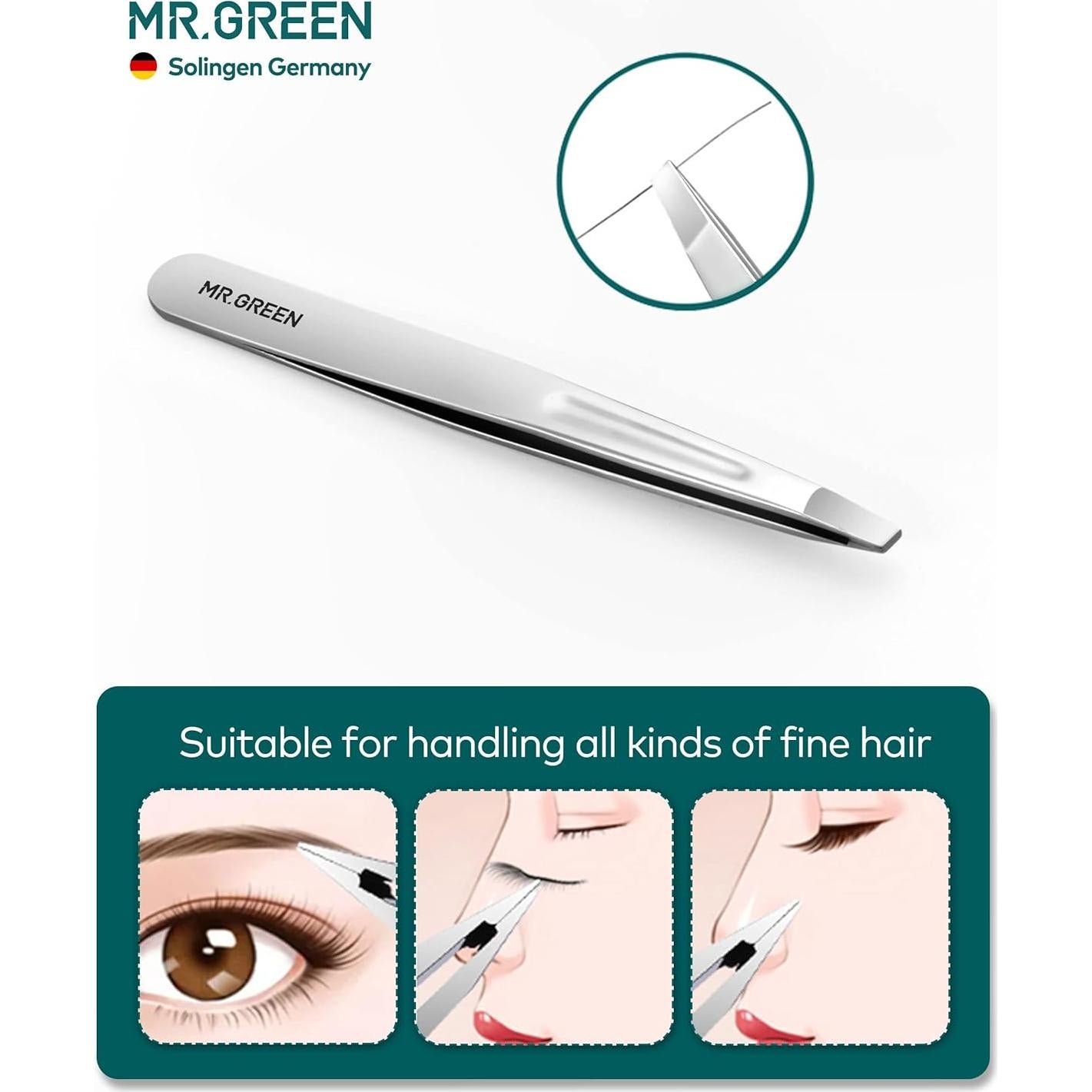 Kit de Cortauñas Profesional MR.GREEN con Estuche de Cuero