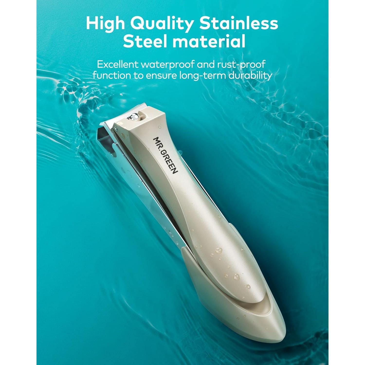 Kit de Cortauñas Profesional MR.GREEN con Estuche de Cuero