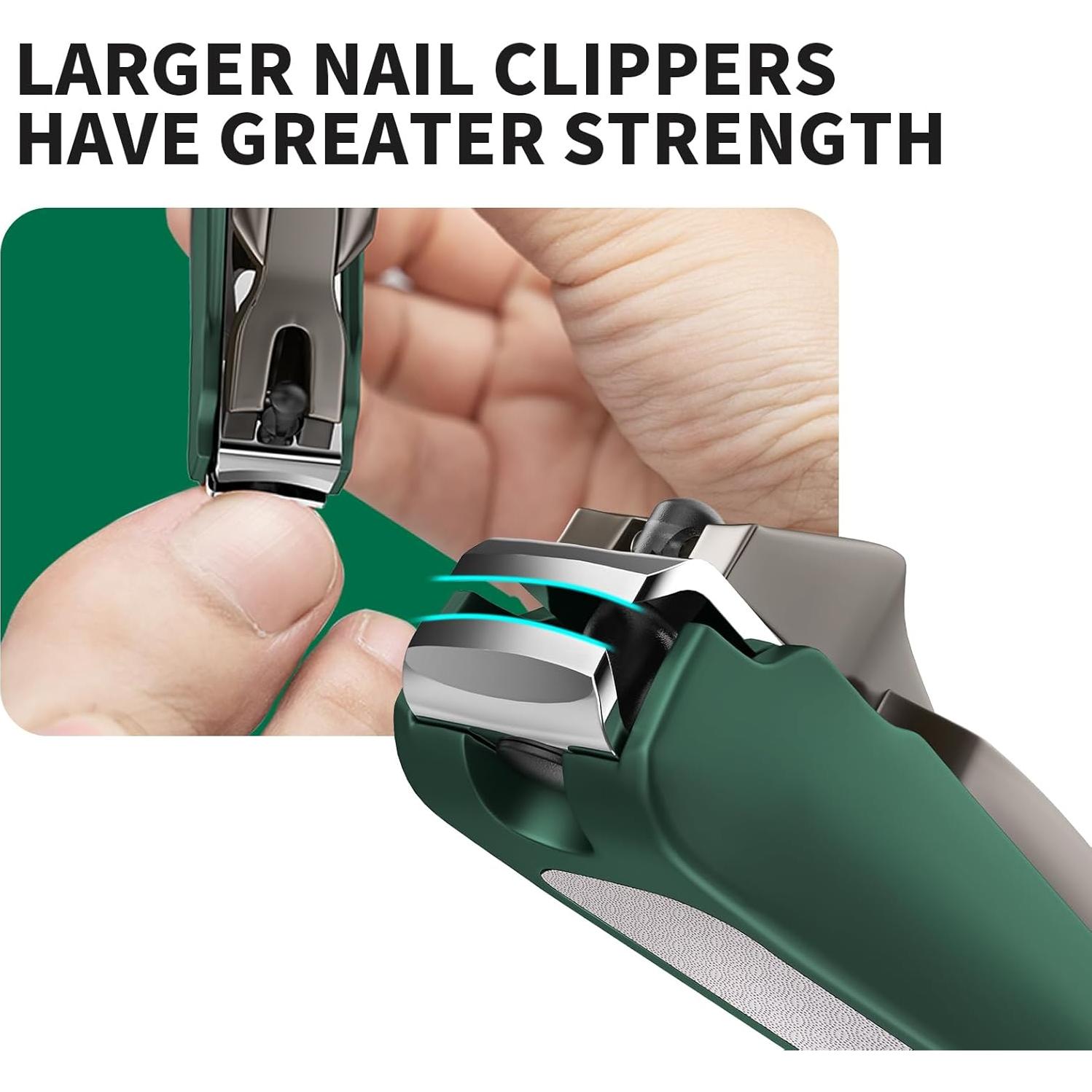 Cortauñas VANWIN 2-pack Grande y Pequeño con Recolector