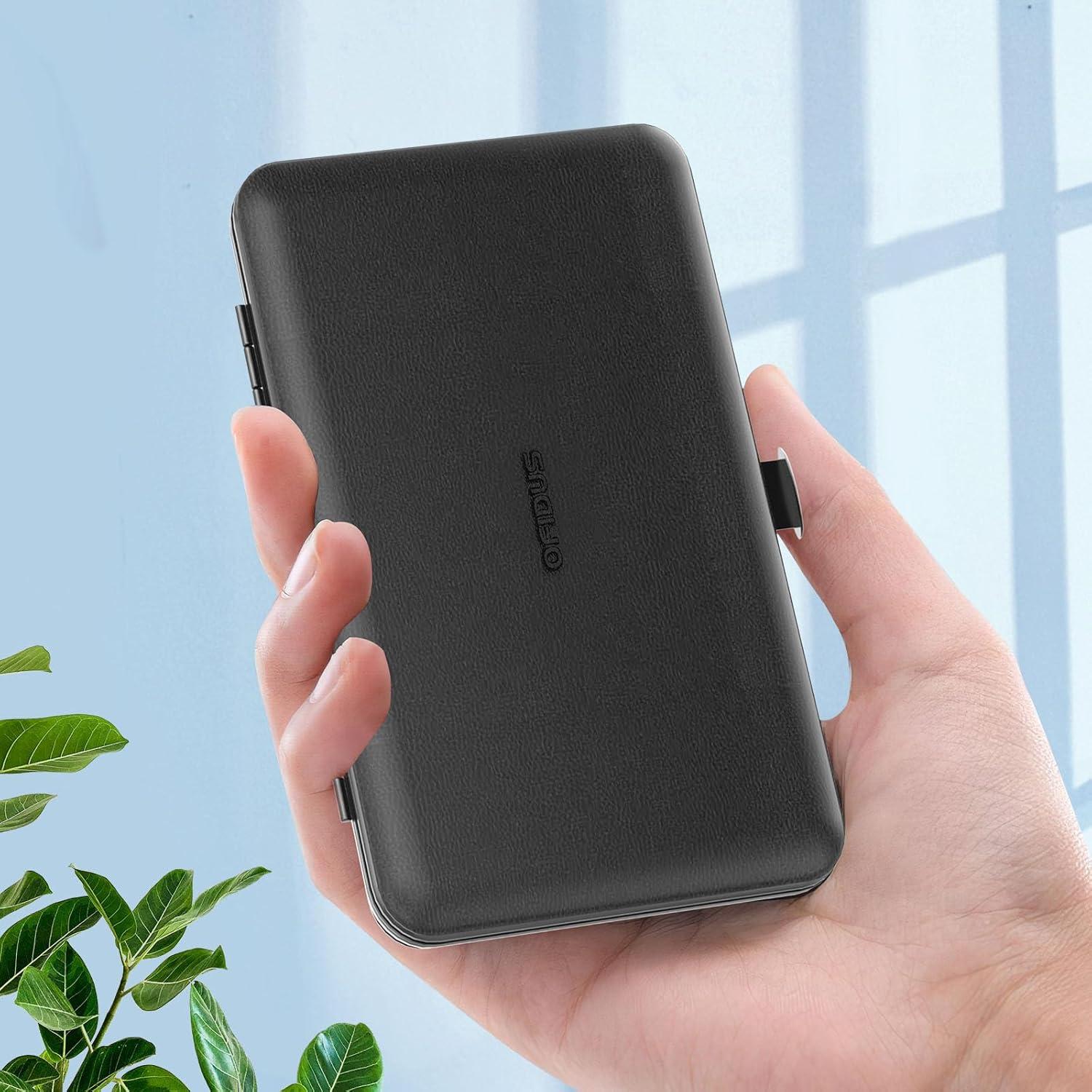 Kit de Cuidado de Uñas para Hombres OFIDUS 8 Piezas Acero Inoxidable